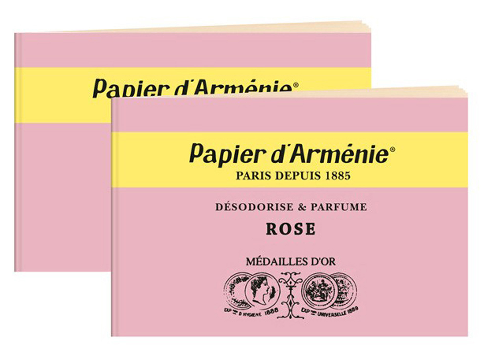 Papier d'arménie rose x30