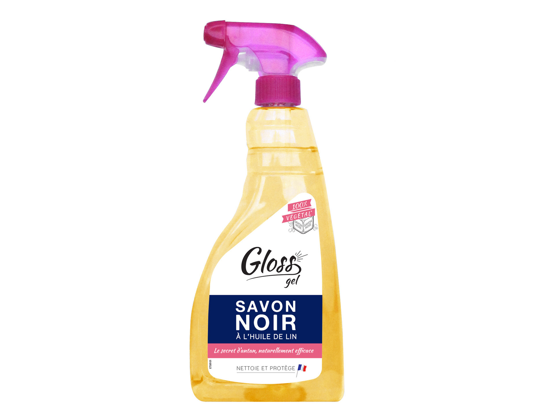 Savon noir à l'huile de lin en gel GLOSS 750ml