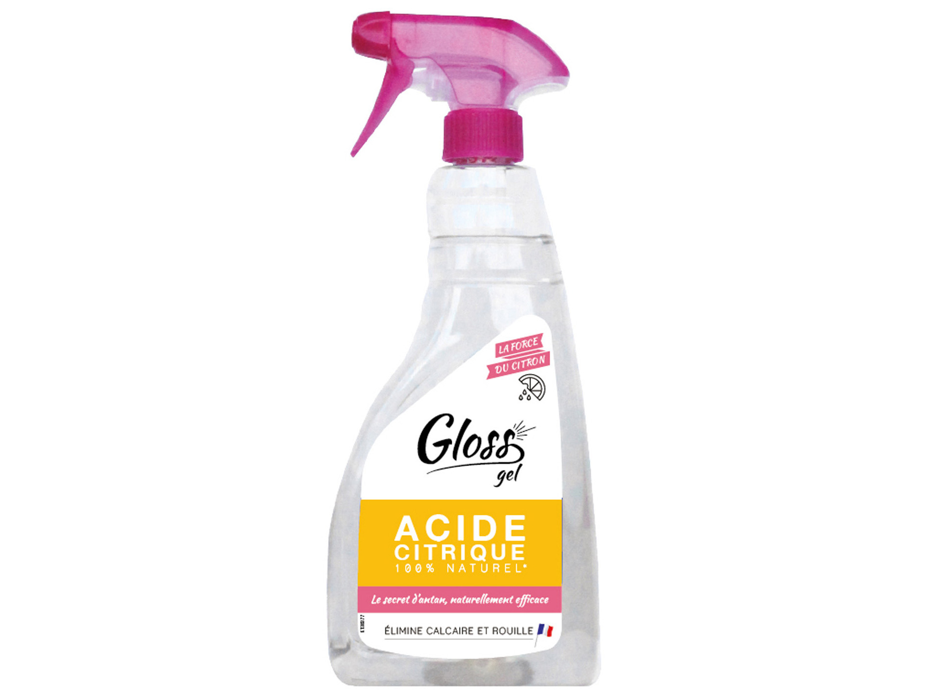 Gel détartrant acide citrique GLOSS 750ml