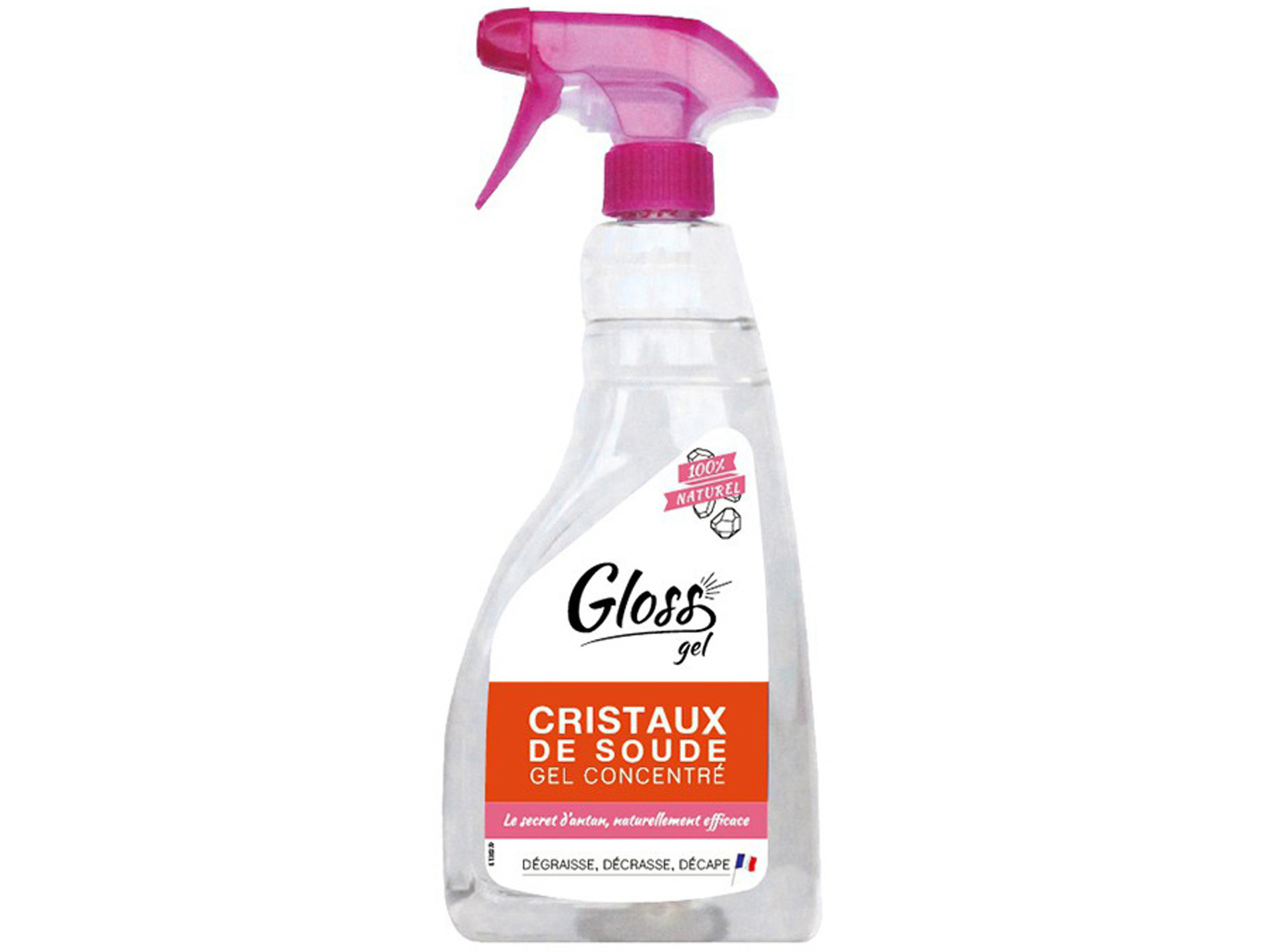 Cristaux de soude en gel pulvérisateur GLOSS 750ml