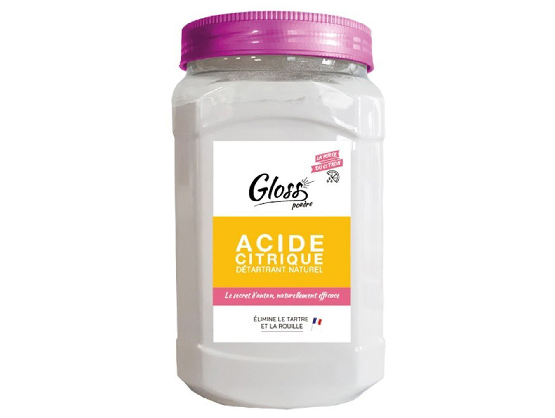 Acide citrique en poudre GLOSS 800g