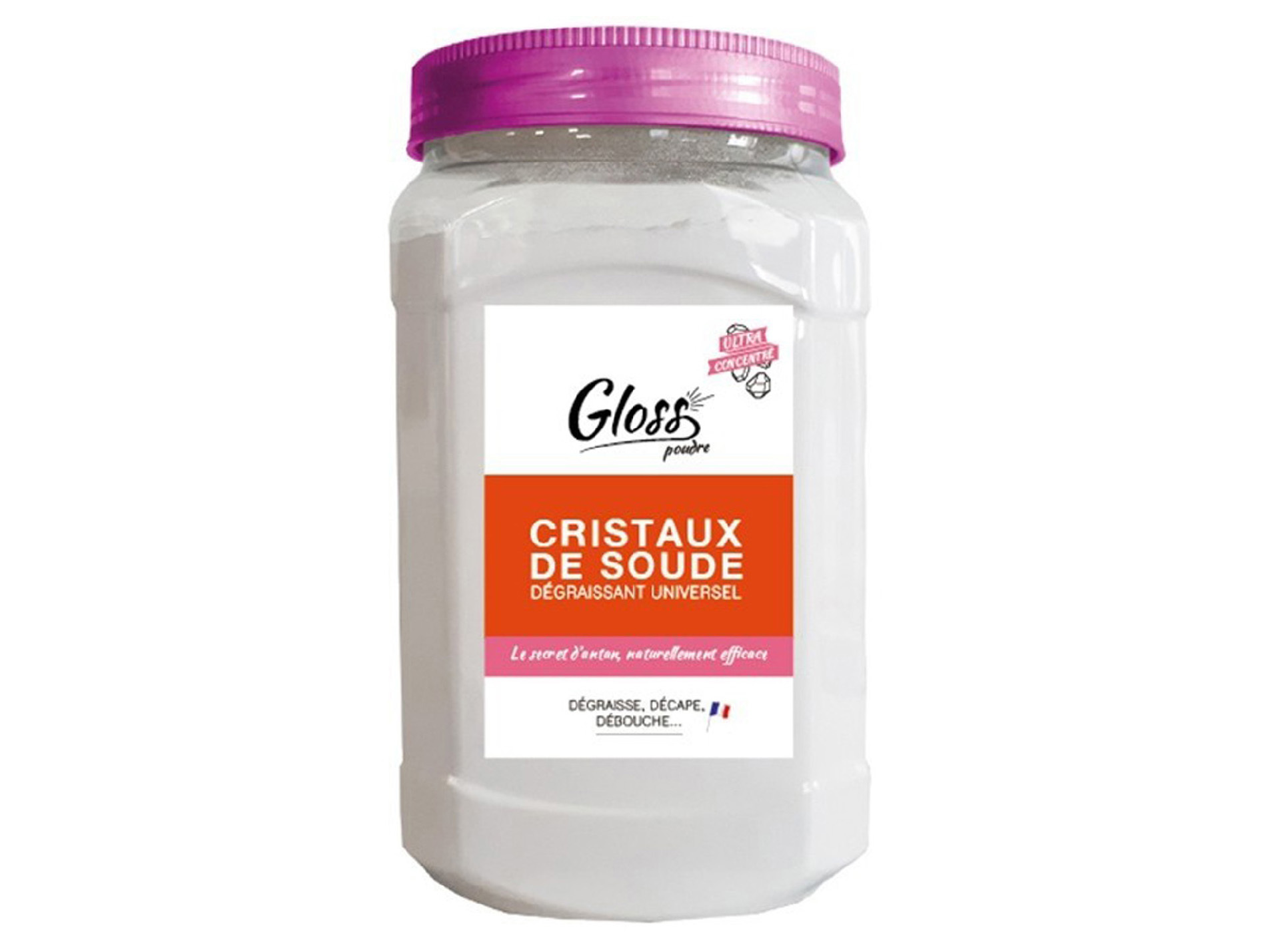 Cristaux de soude en poudre GLOSS 600g