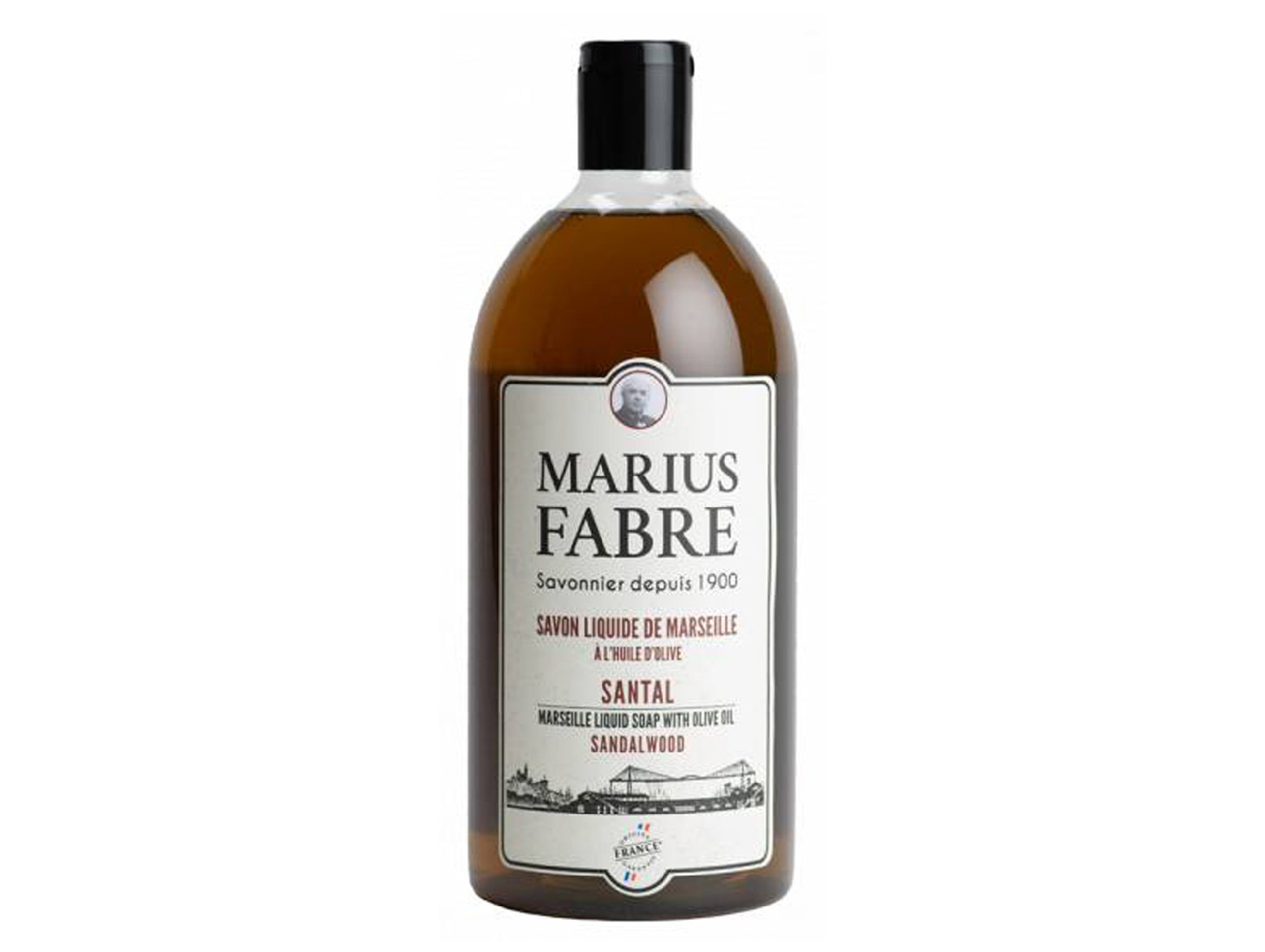 Savon liquide parfum santal 1L