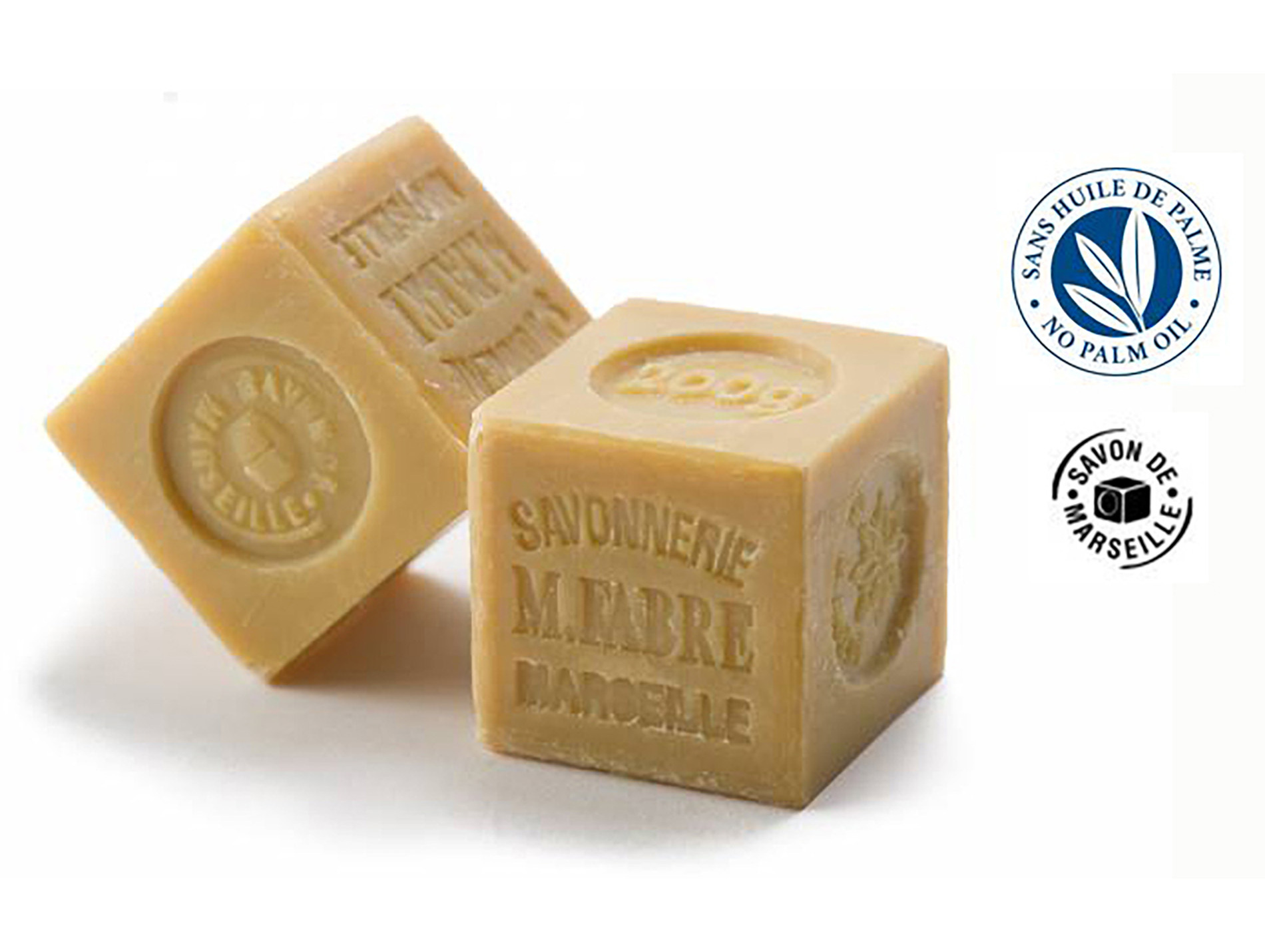 Savon de Marseille blanc 200g