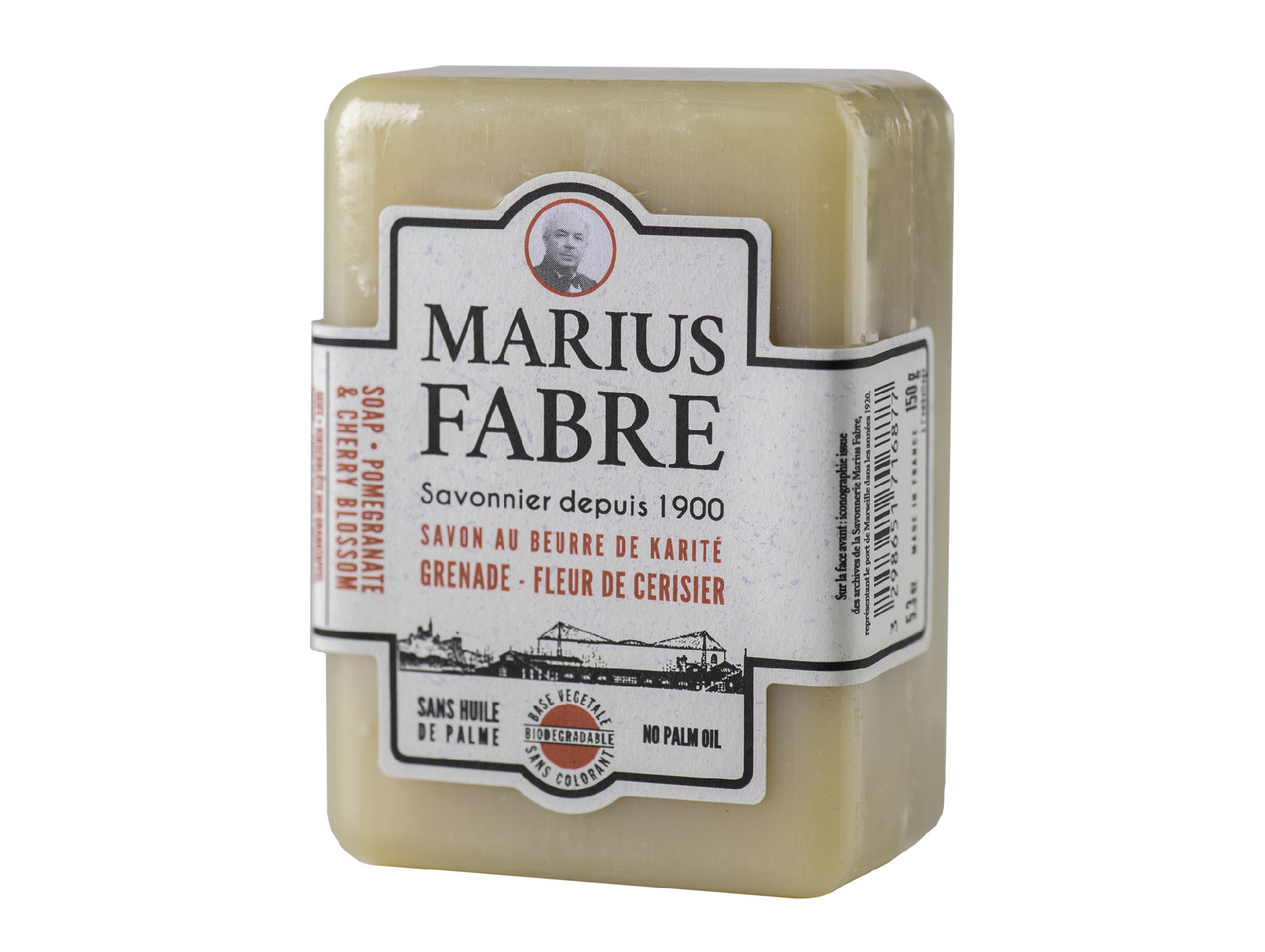Savonnette à l'huile d'olive parfum fleur de cerisier 150g