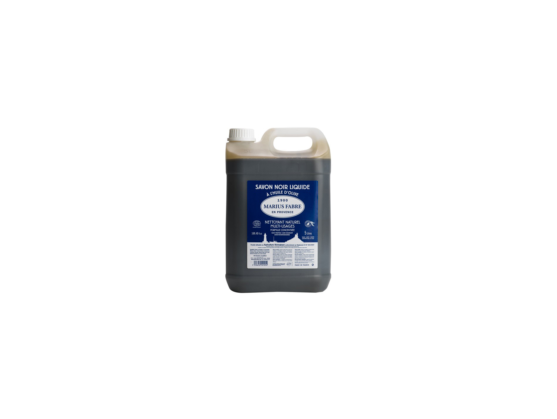 Savon noir liquide 5L