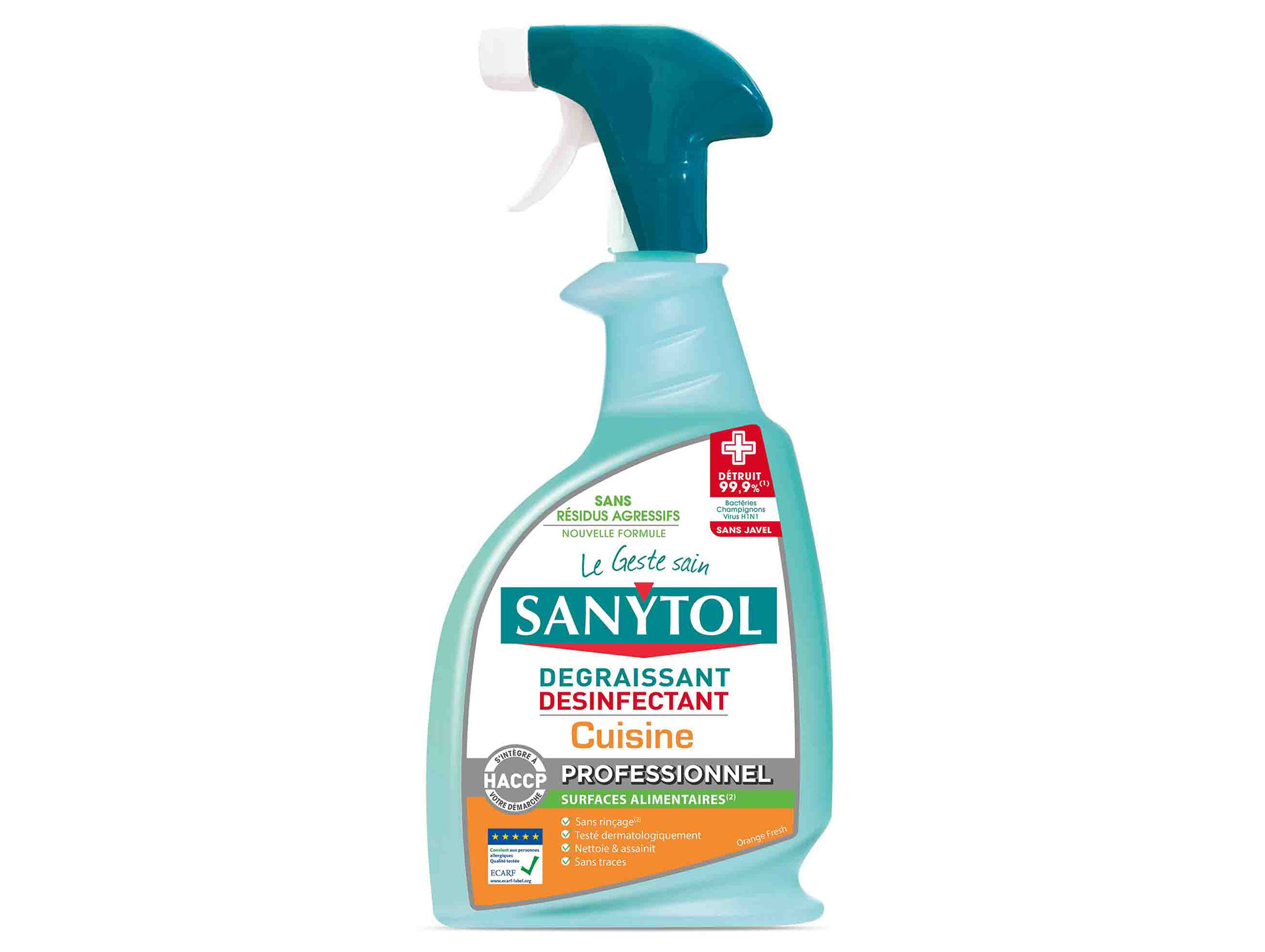 Nettoyant pro cuisine fresh 750ml SANYTOL
