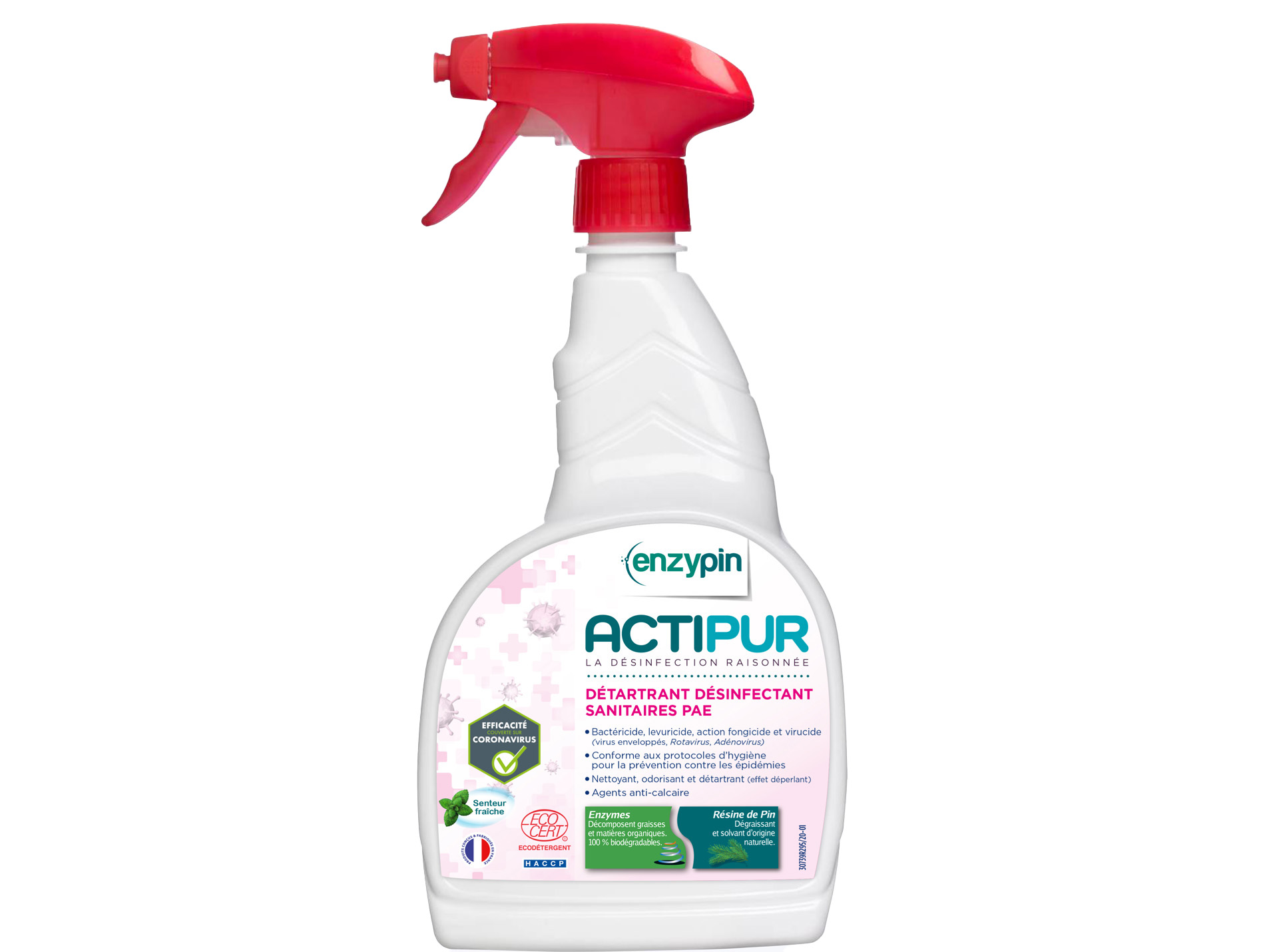 Détergent désinfectant Actipur sanitaires 750ml