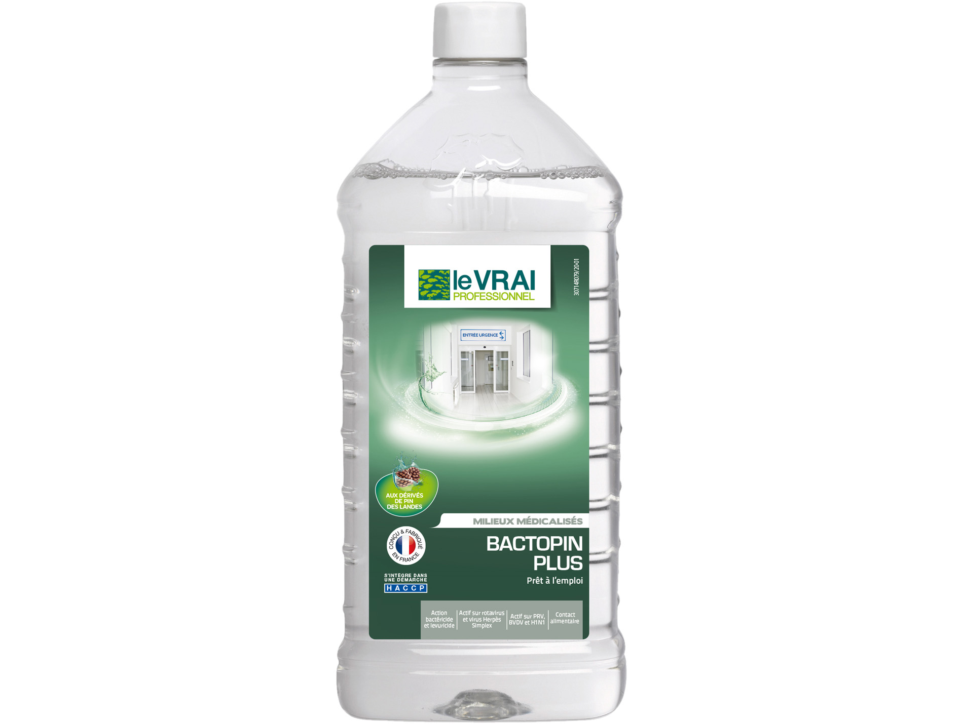 Détergent Bactopin plus 1L LE VRAI