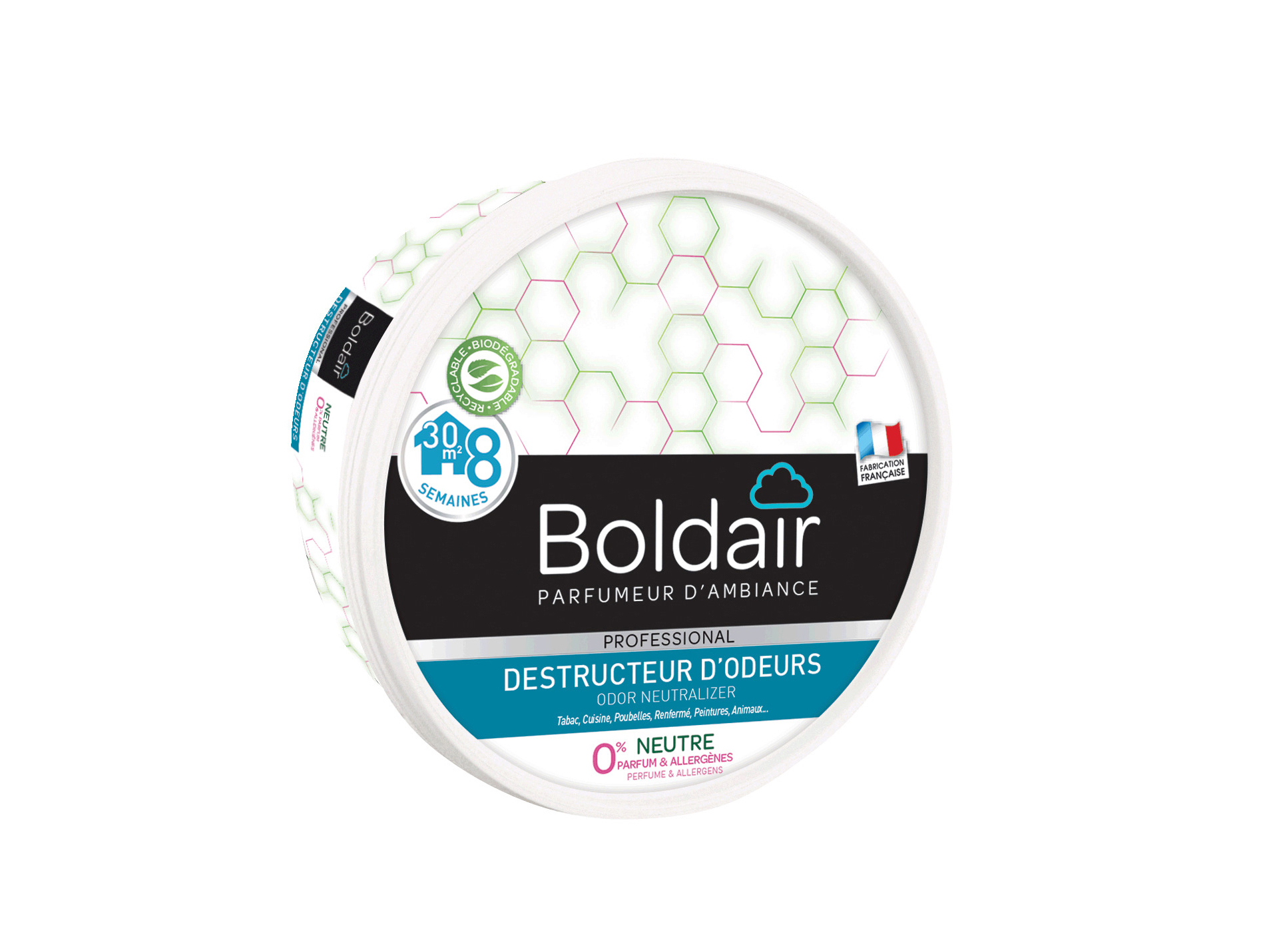 Boldair gel destructeur d'odeurs 300g Neutre