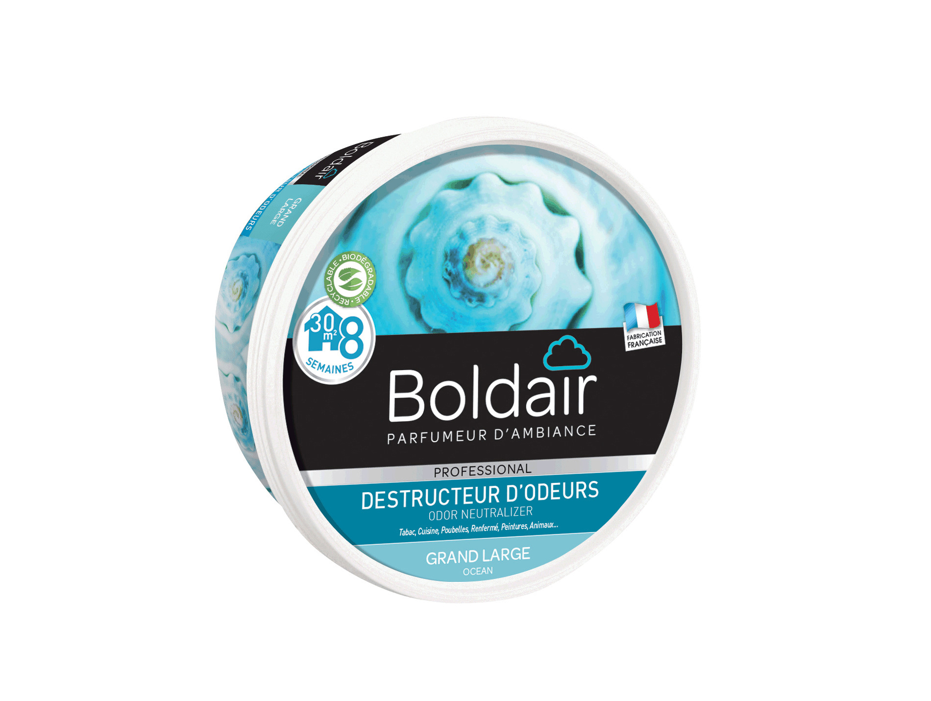 Boldair gel destructeur d'odeurs 300g Grand Large