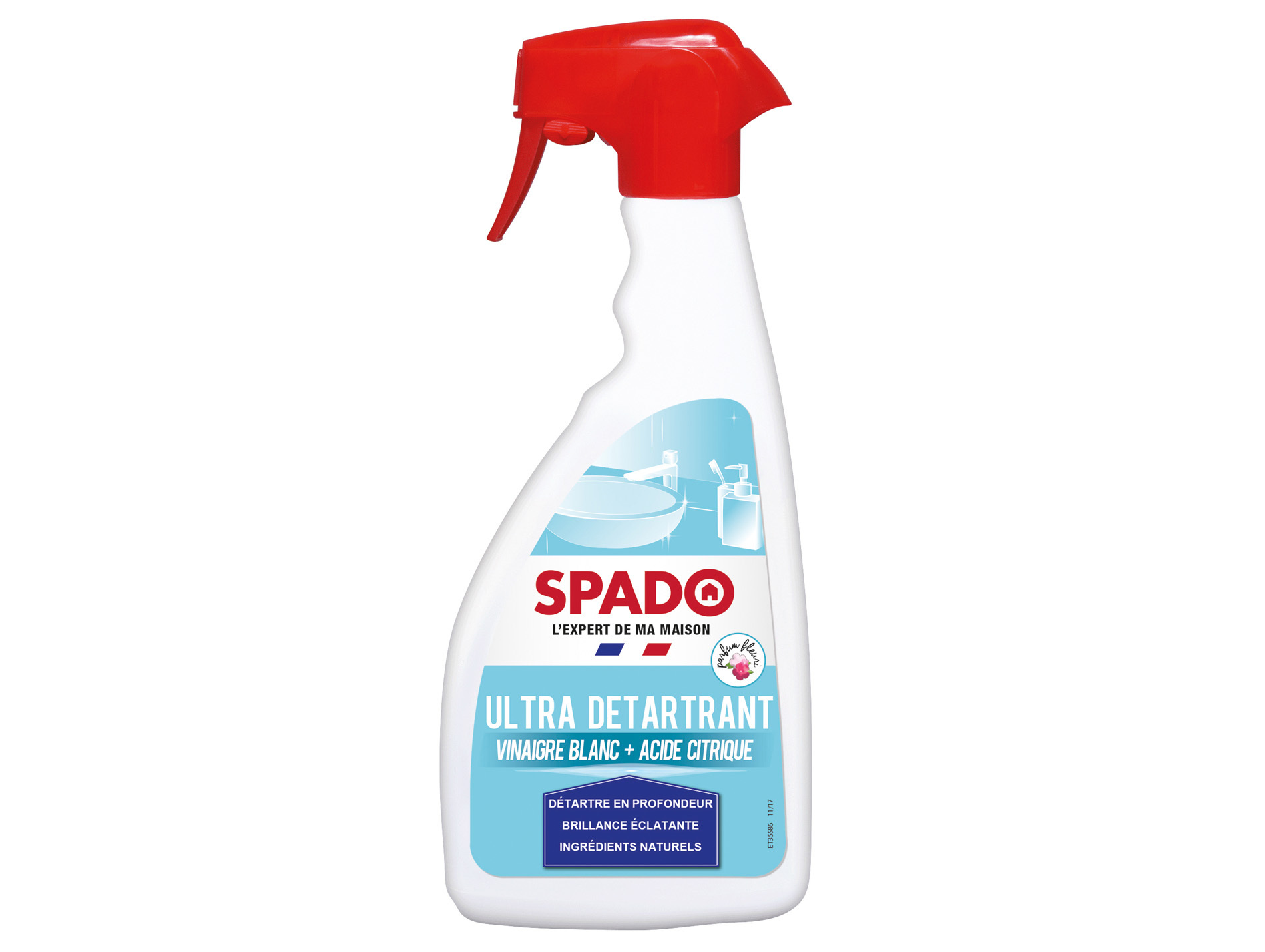 Nettoyant détartrant vinaigre blanc 500ml SPADO