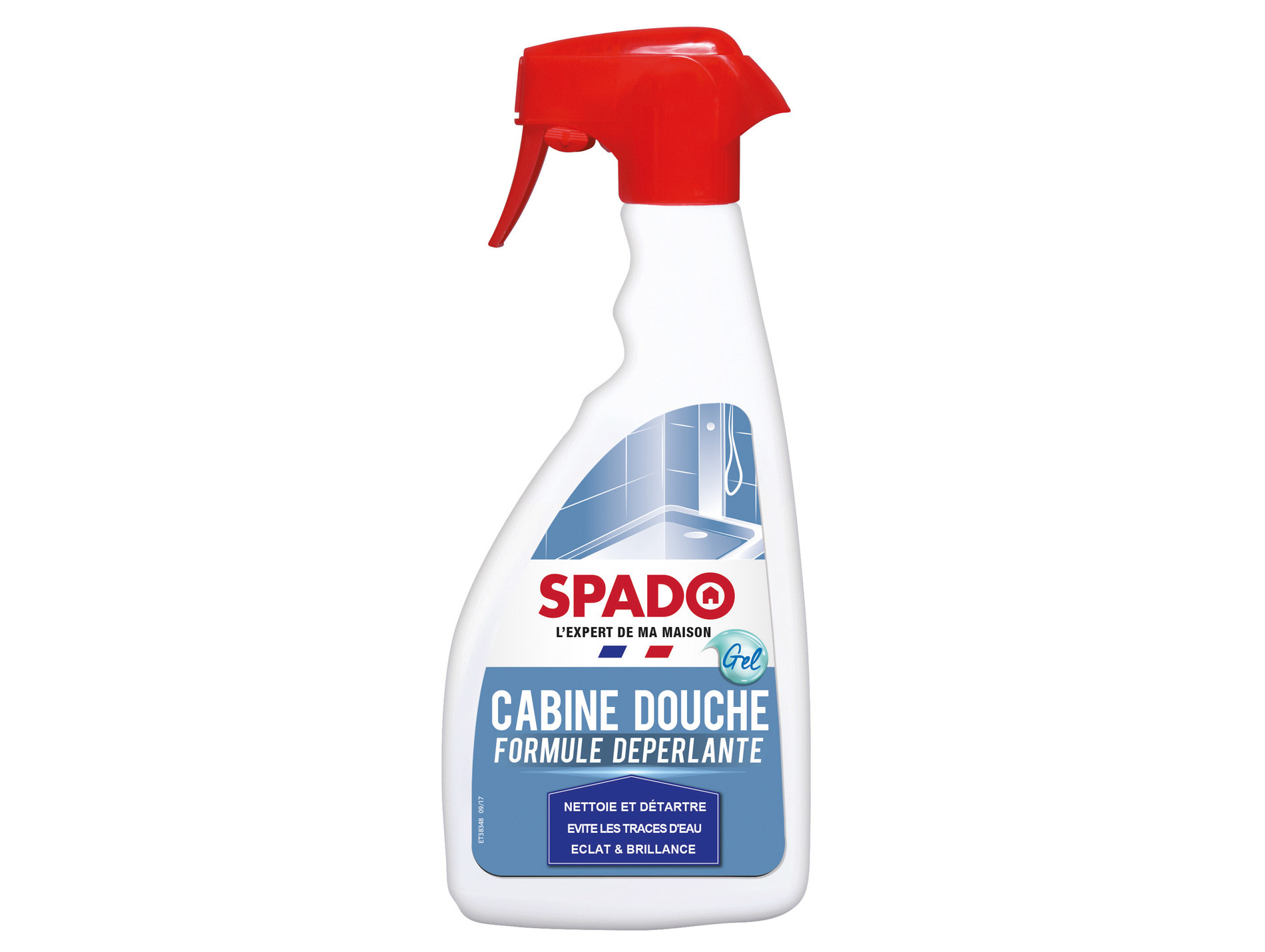 Nettoyant gel cabine de douche VAPO 500ml SPADO