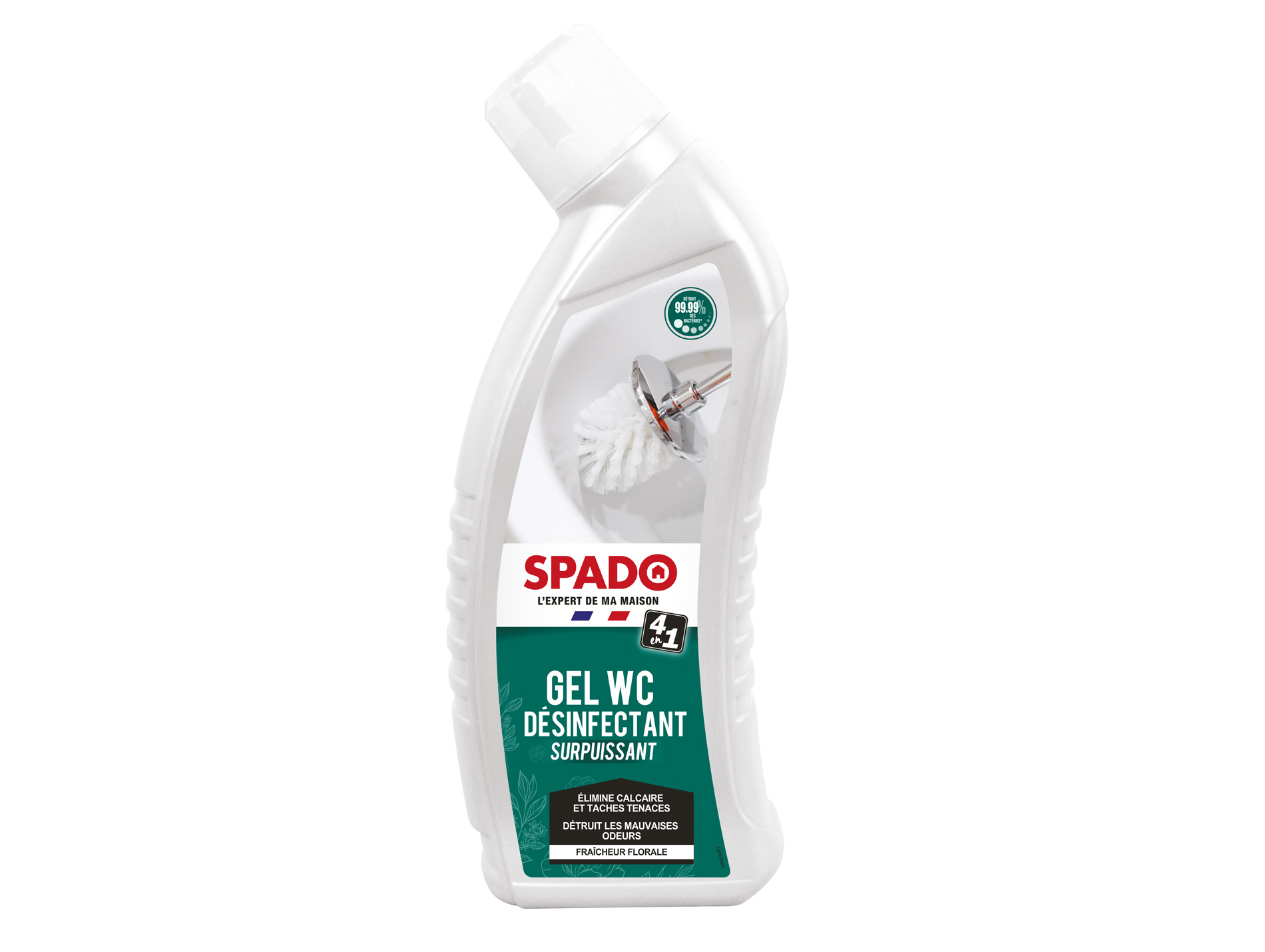 Gel WC surpuissant 4en1 750ml SPADO