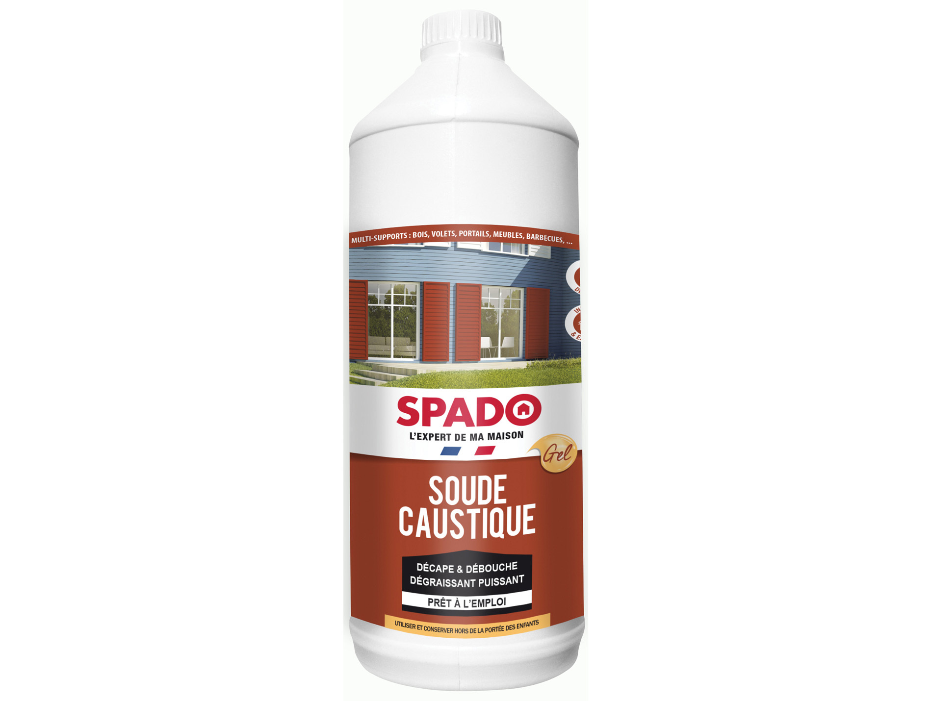 Soude caustique gel 1L SPADO