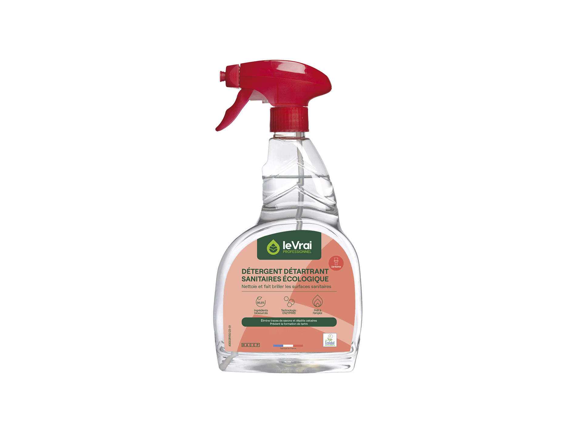 Détergent détartrant sanitaires 750ml
