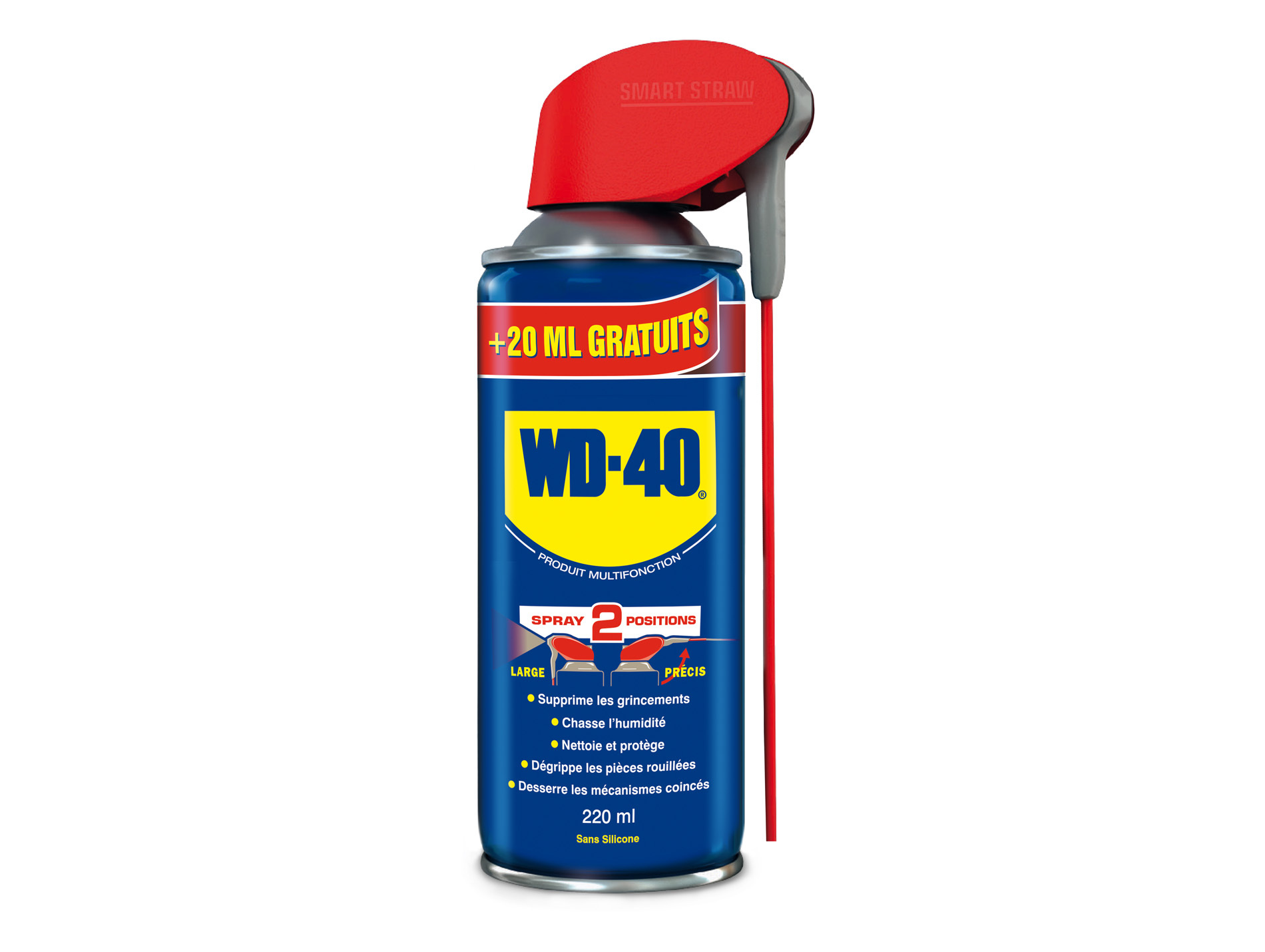 Produit multifonction WD-40® 200ml + 20ml GRATUITS