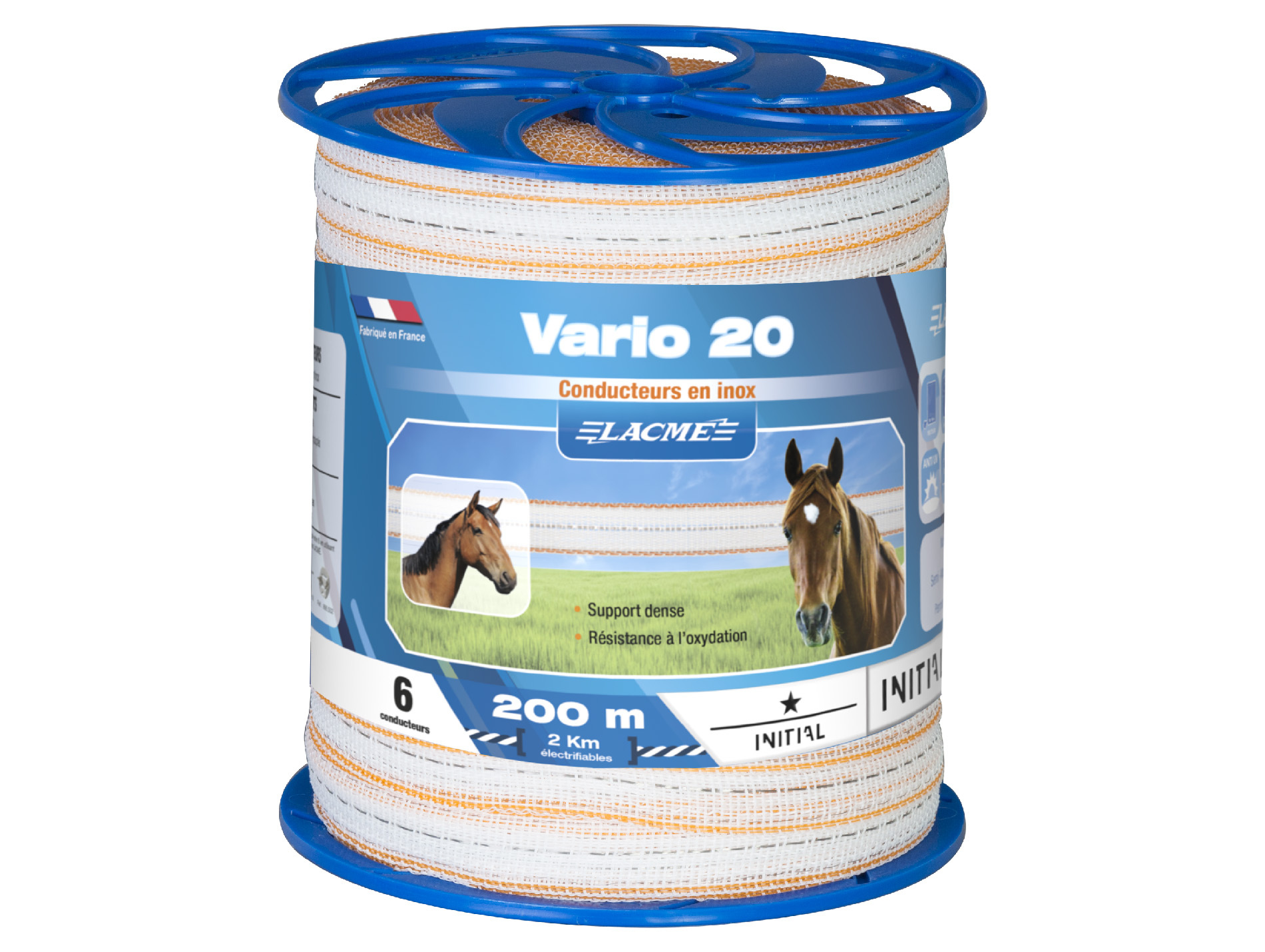 Ruban Vario 20 LACME l.20mm x L.200m blanc