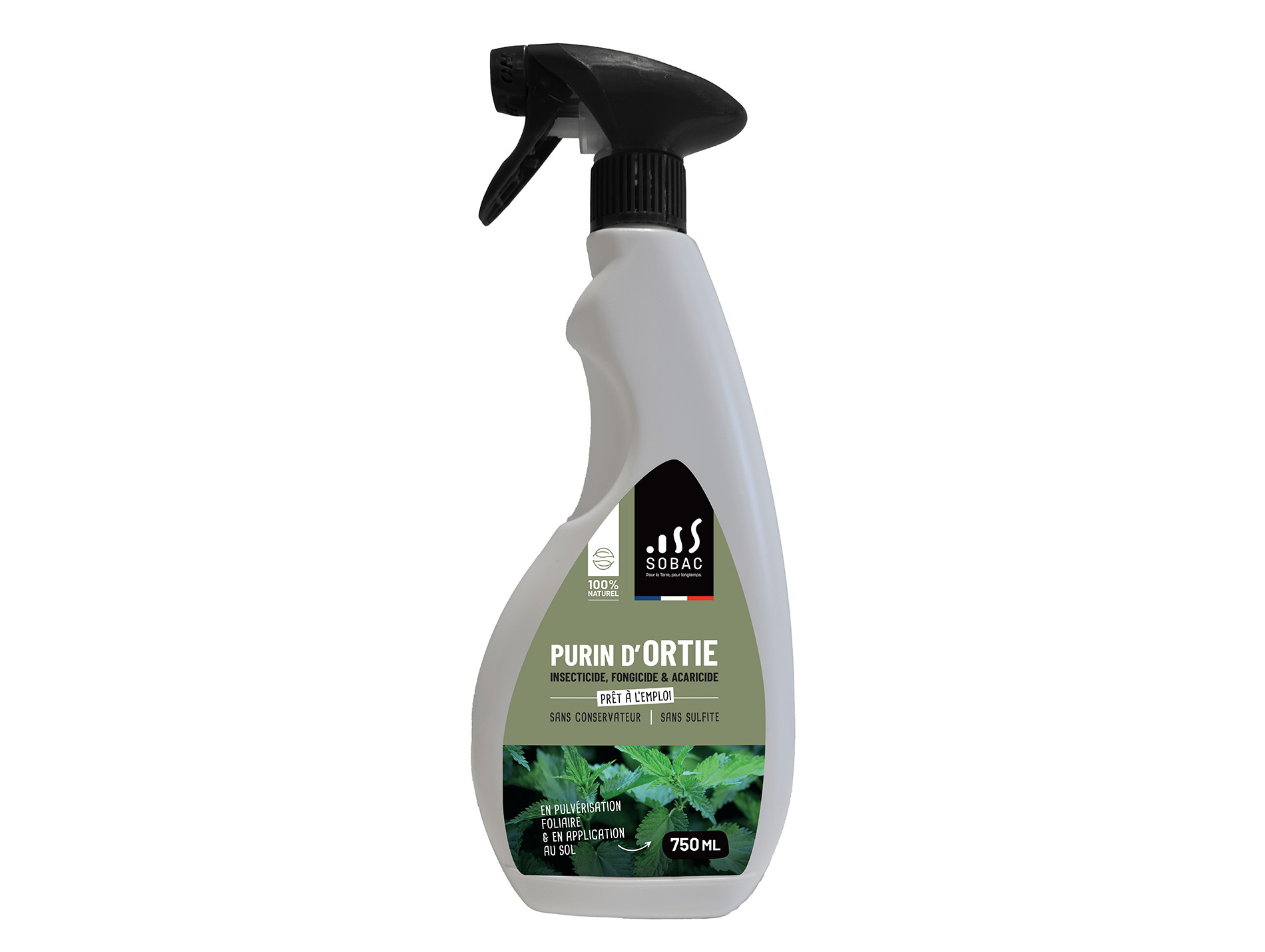 Insecticide SOBAC purin d'ortie Spray 750ml
