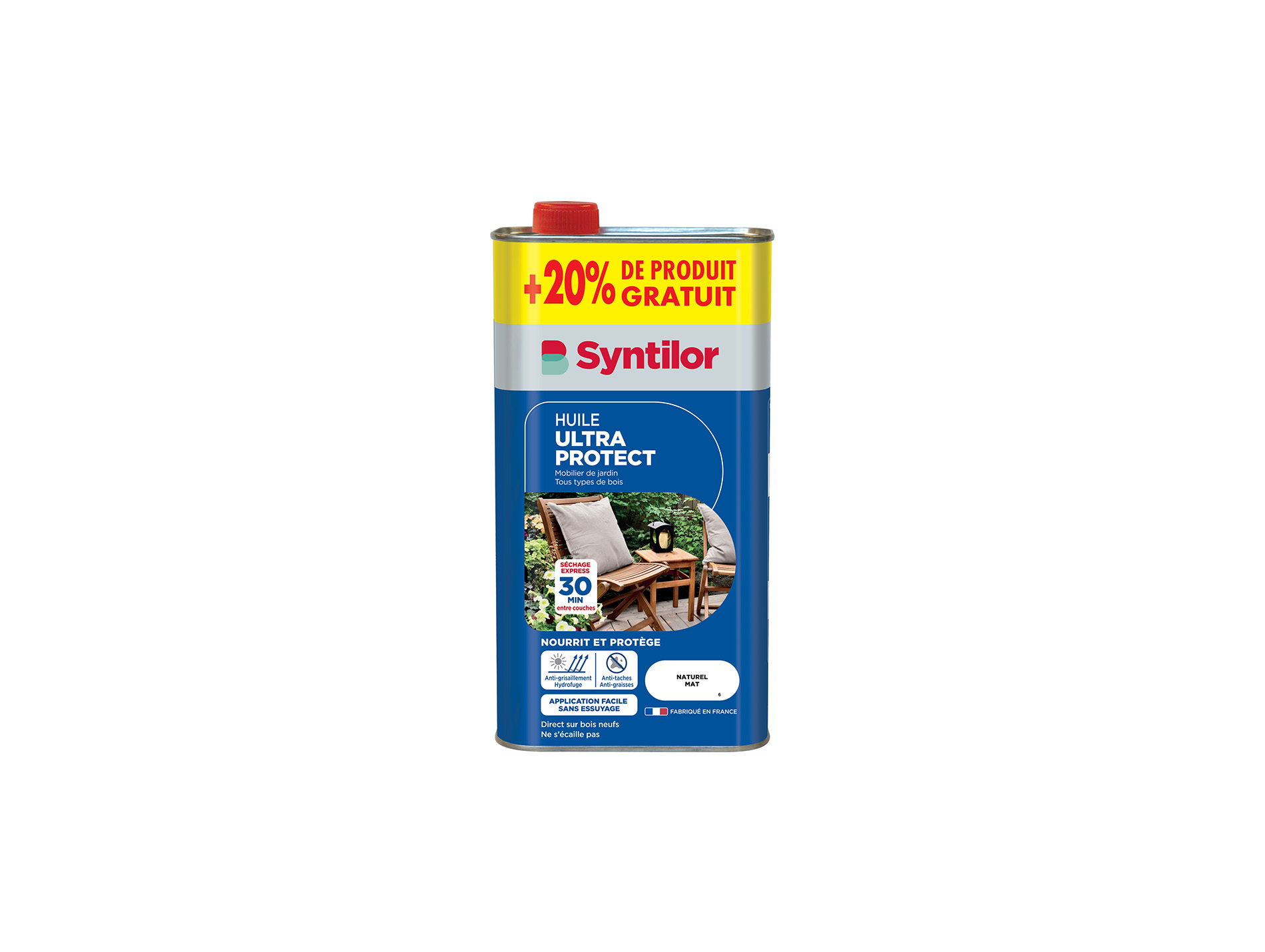 Huile SYNTILOR Ultra Protect naturel mat 1.2L