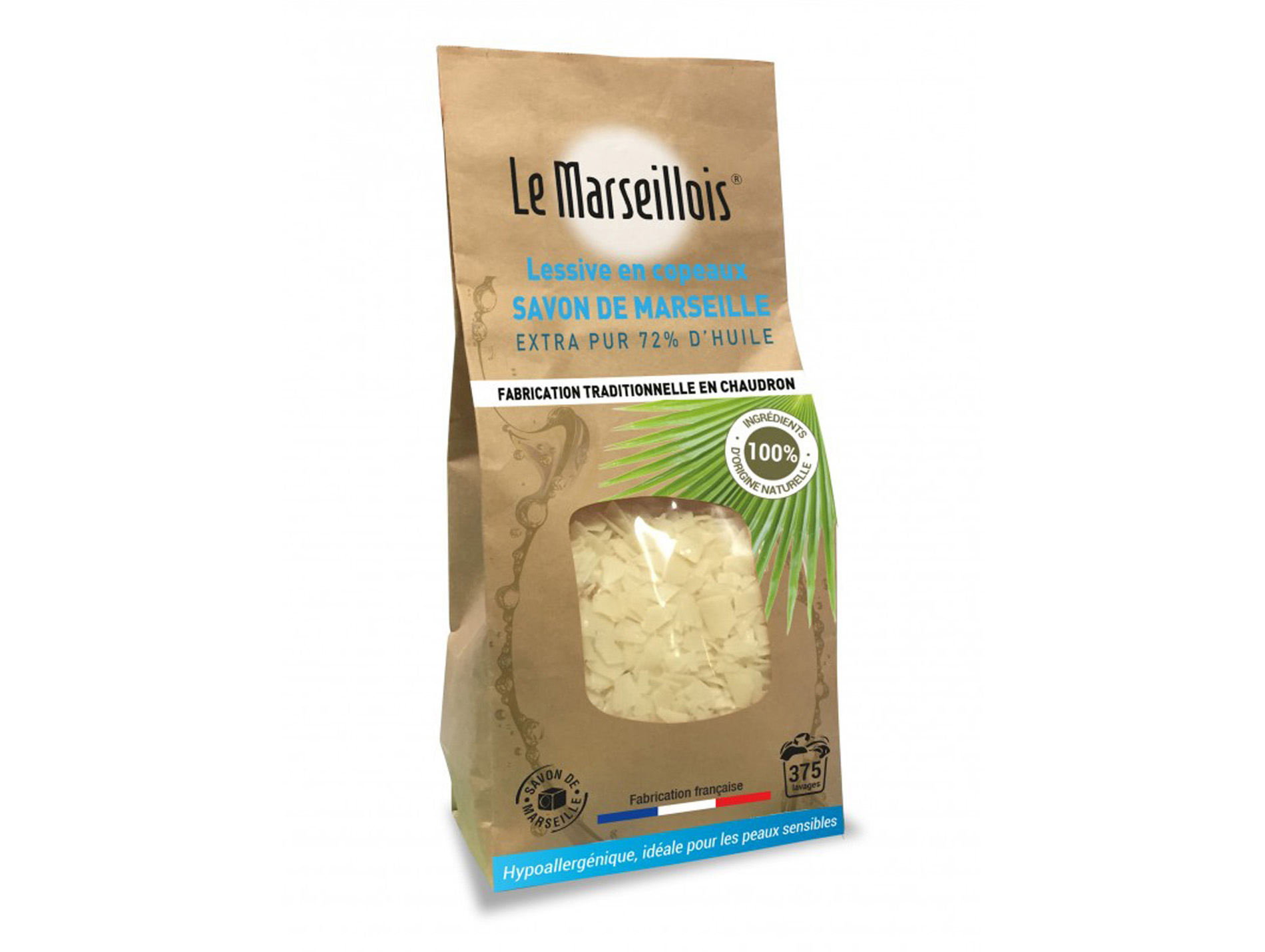 Copeaux de savon de Marseille LE MARSEILLOIS 750g