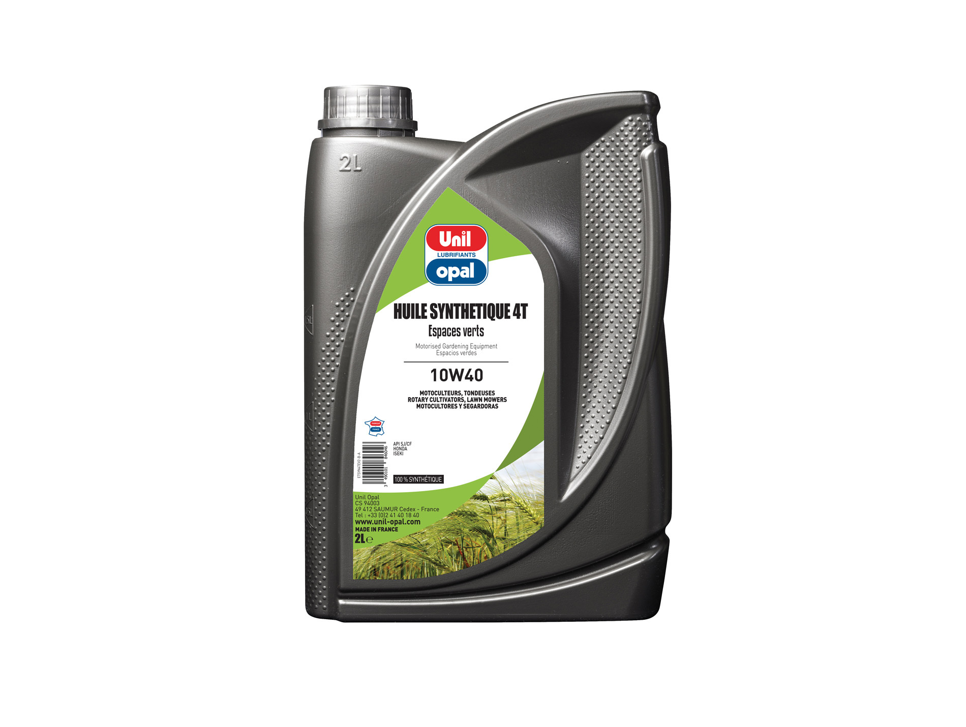 Huile 4 Temps 10W40 semi-synthétique Espaces Verts 2L