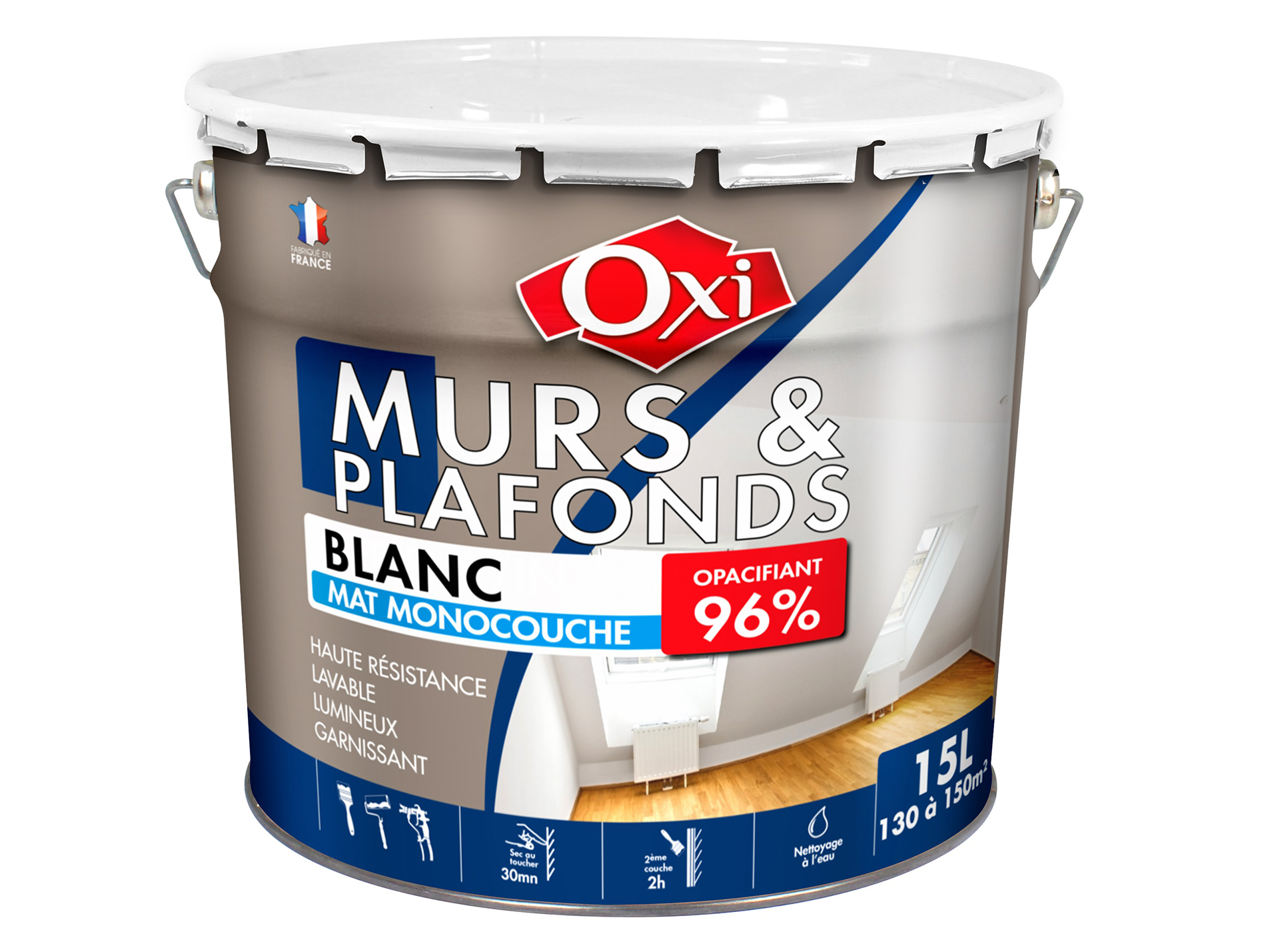 Peinture intérieure OXYTOL blanc mat 15L