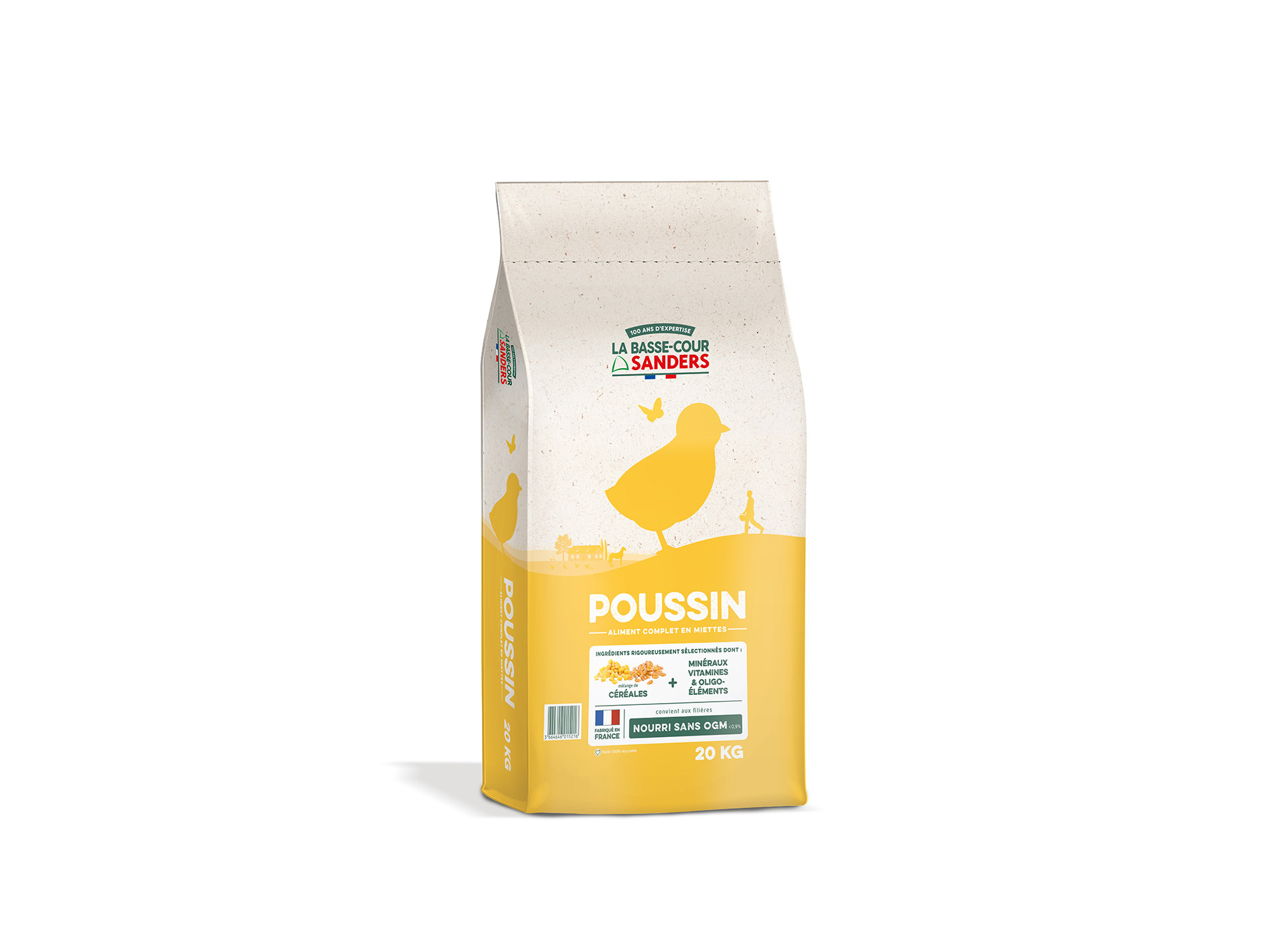 Aliment complet en miettes SANDERS Poussin 20kg