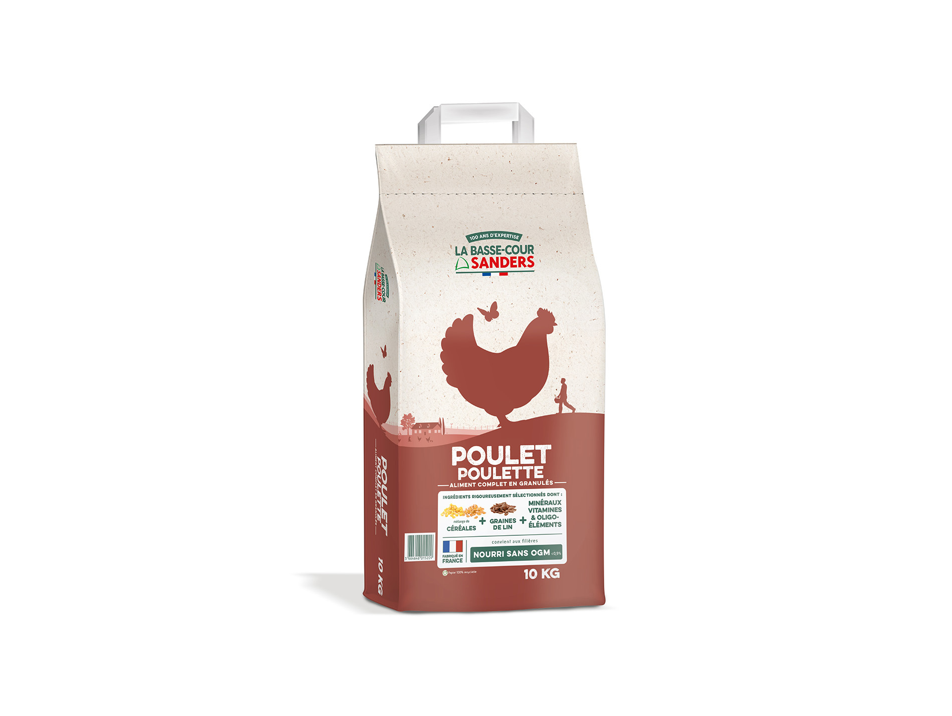 Aliment complet en vermicelles SANDERS Poulet 10kg