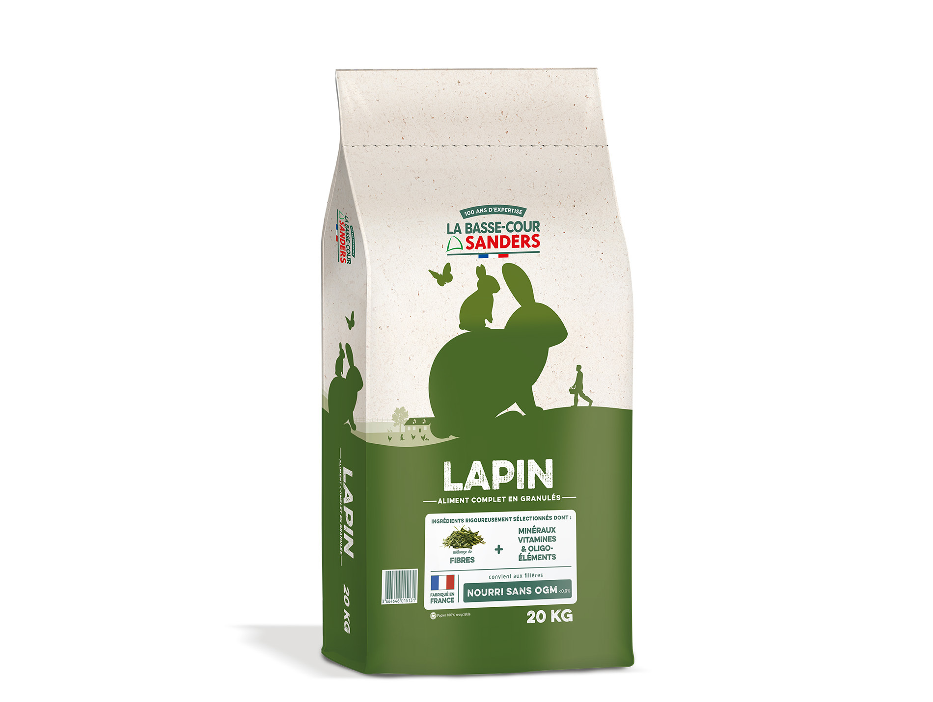 Granulés lapin SANDERS 20kg