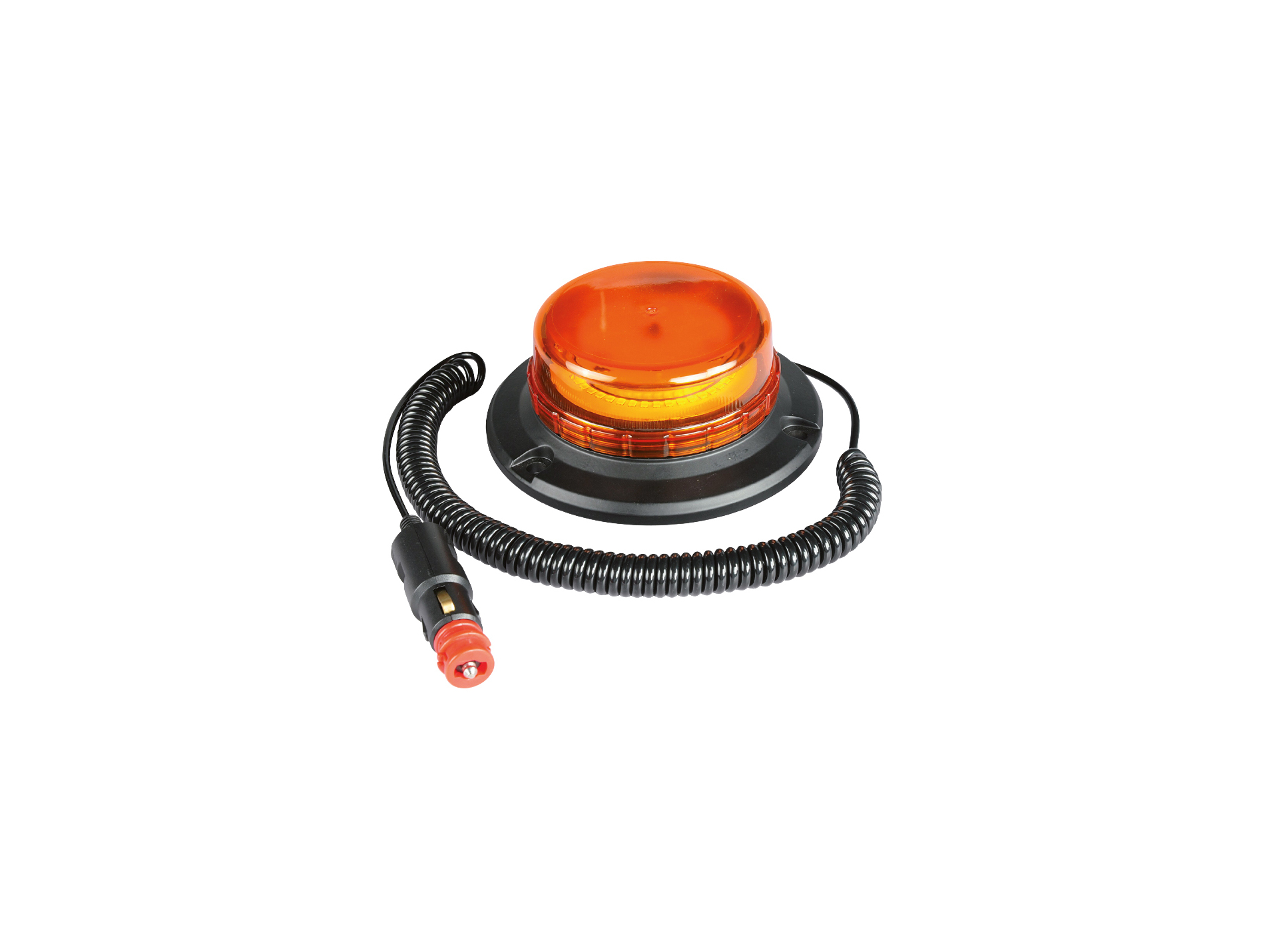 Gyrophare led magnétique Ø150x65mm 12V allume cigare