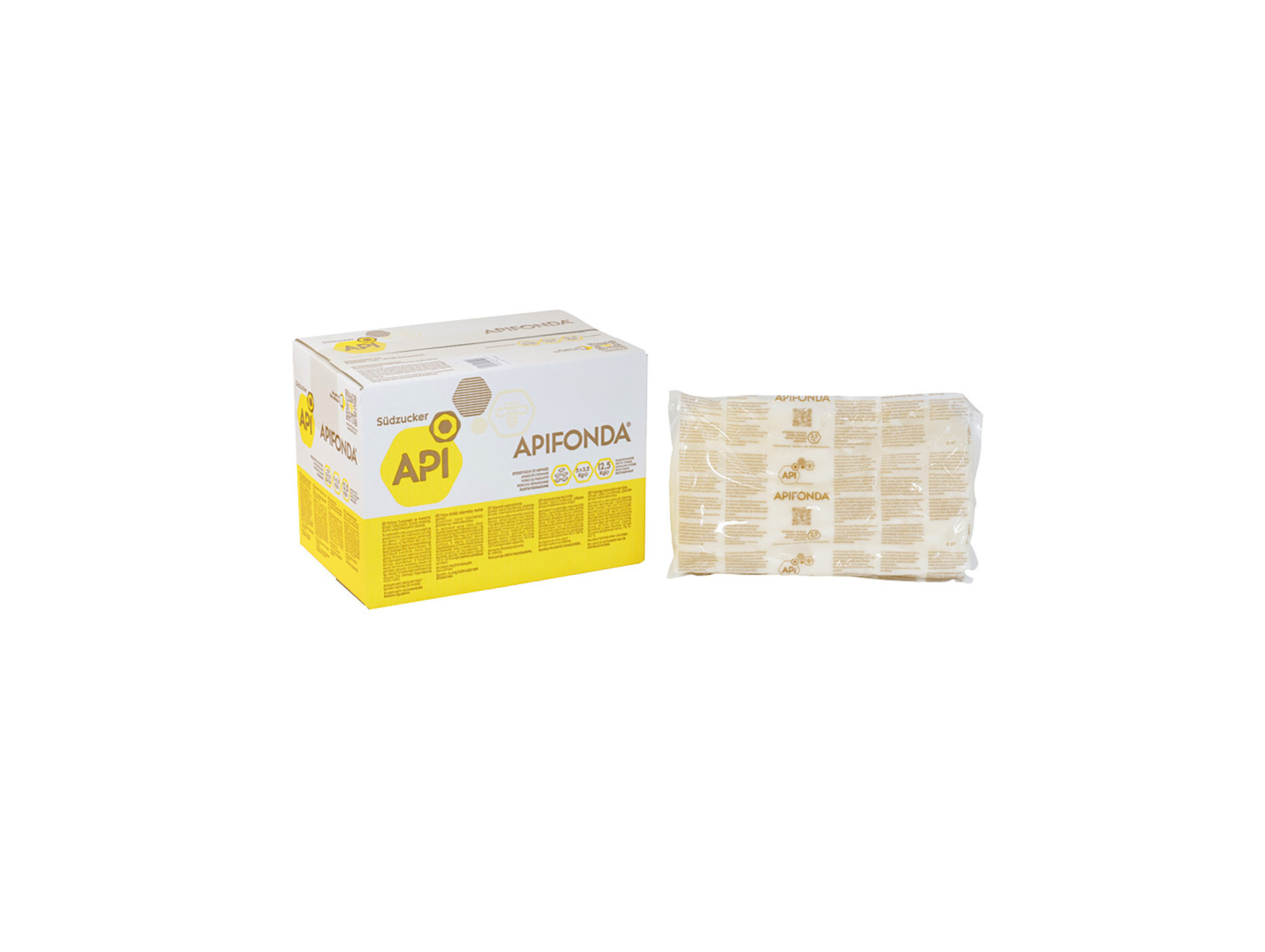 Carton de pâte APIFONDA x5 pains de 2,5kg