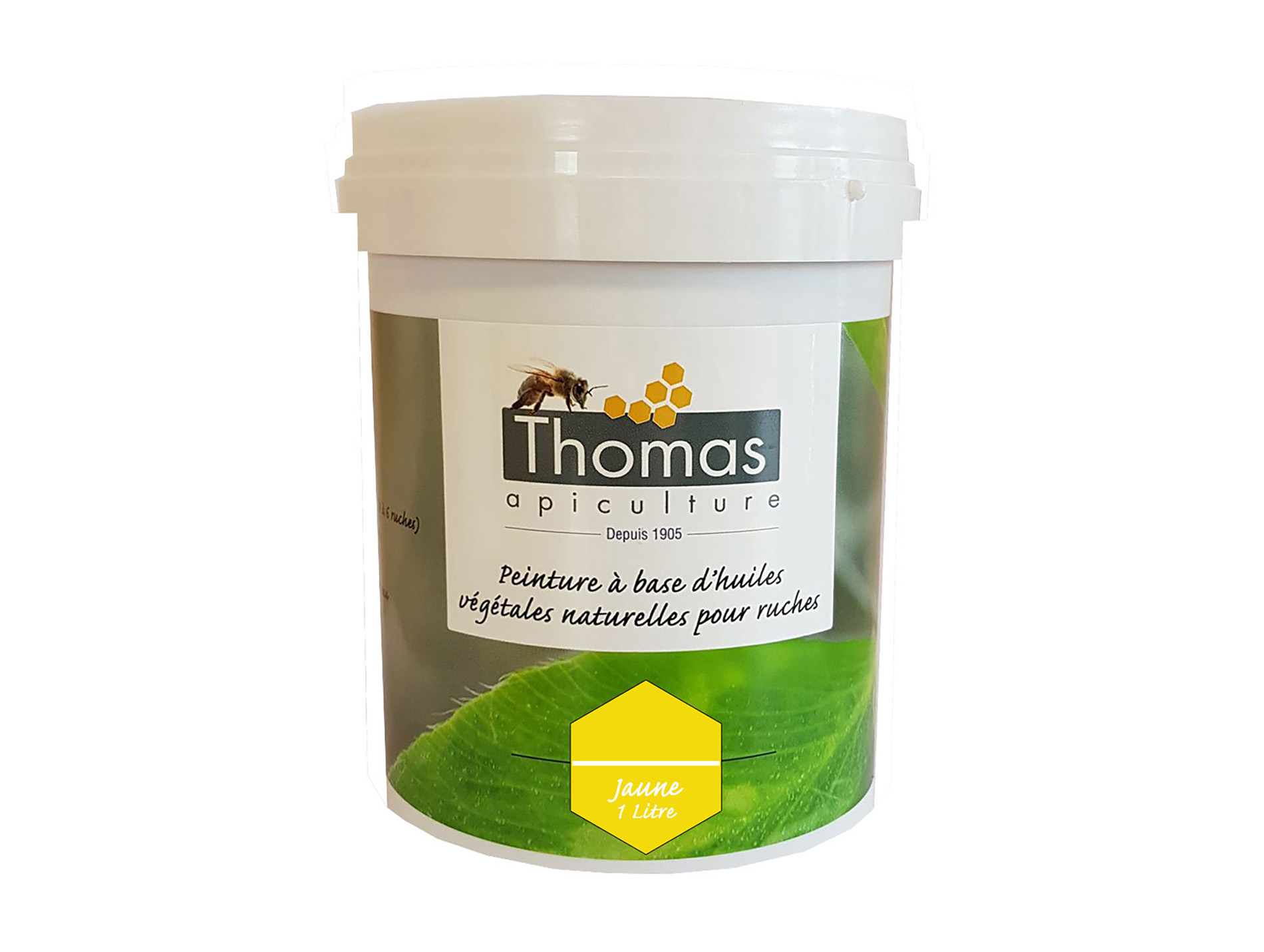 Peinture Végétale Thomas Jaune 1L