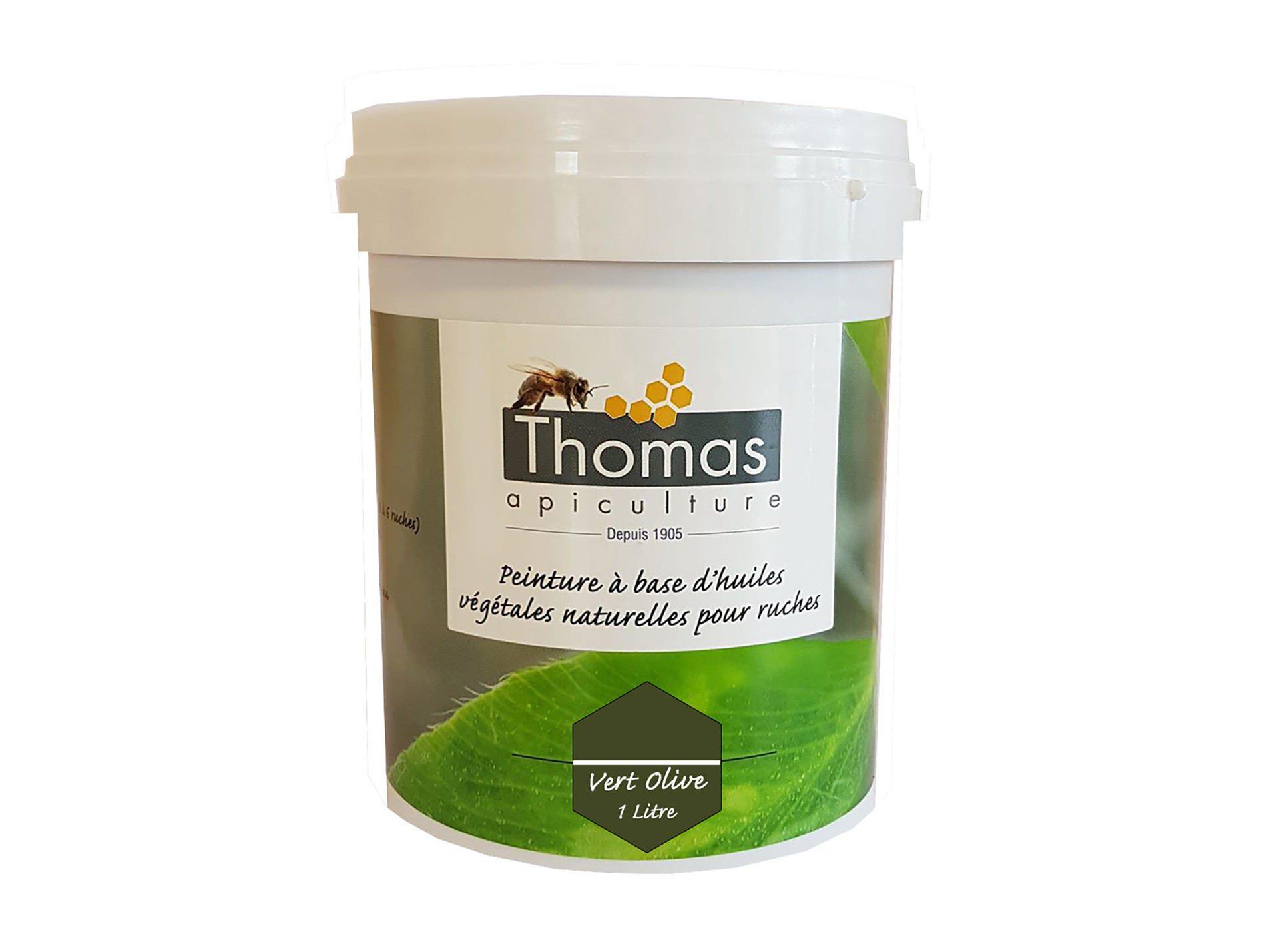 Peinture Végétale Thomas Vert Olive 1L