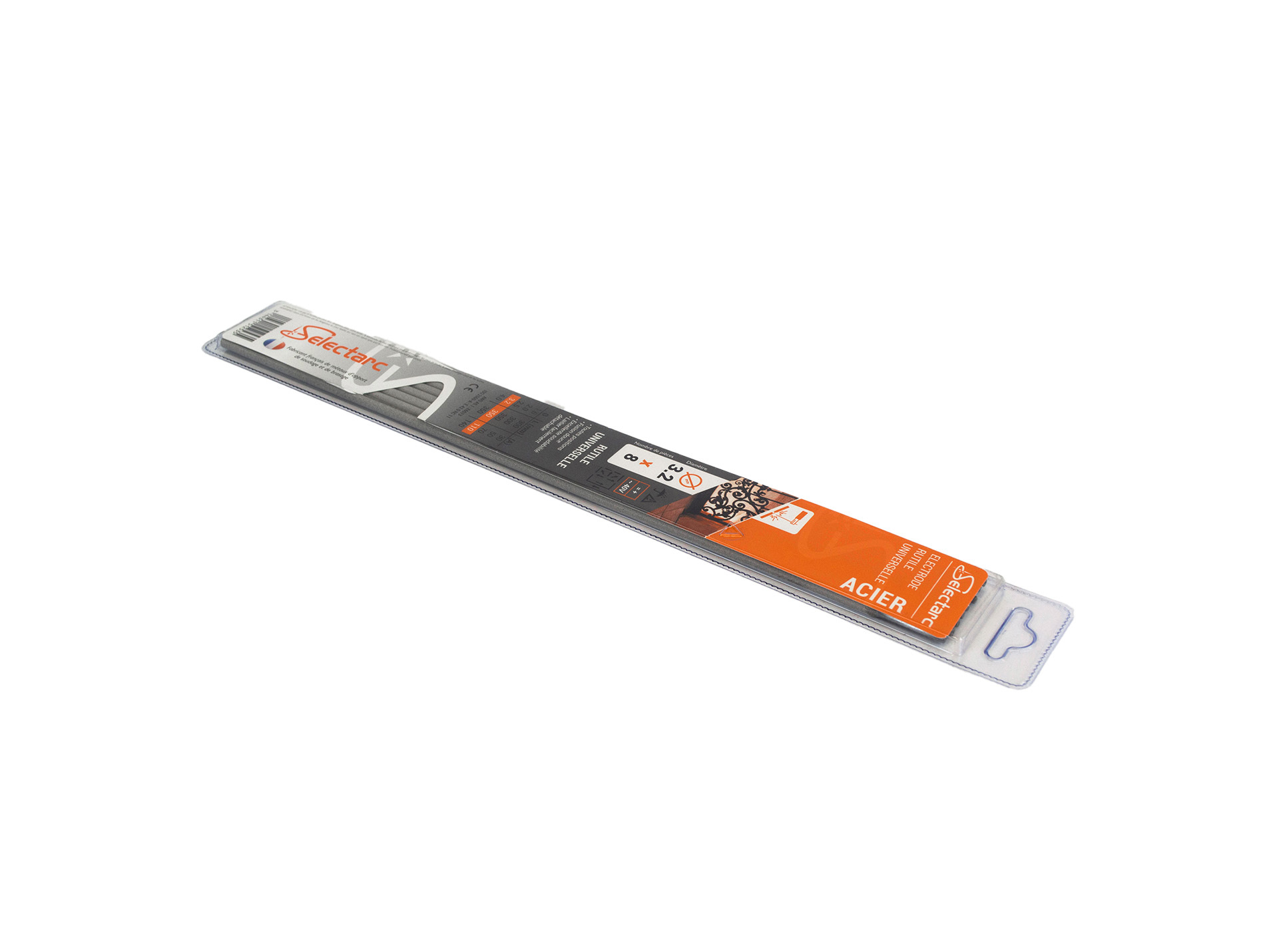 Electrode rutile acier SELECTARC Ø3,2mm x L.350mm x8