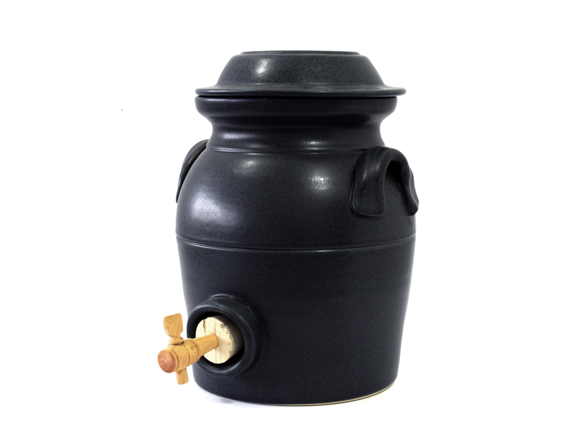 Vinaigrier DUHALLE 3.5L  en grès gris anthracite