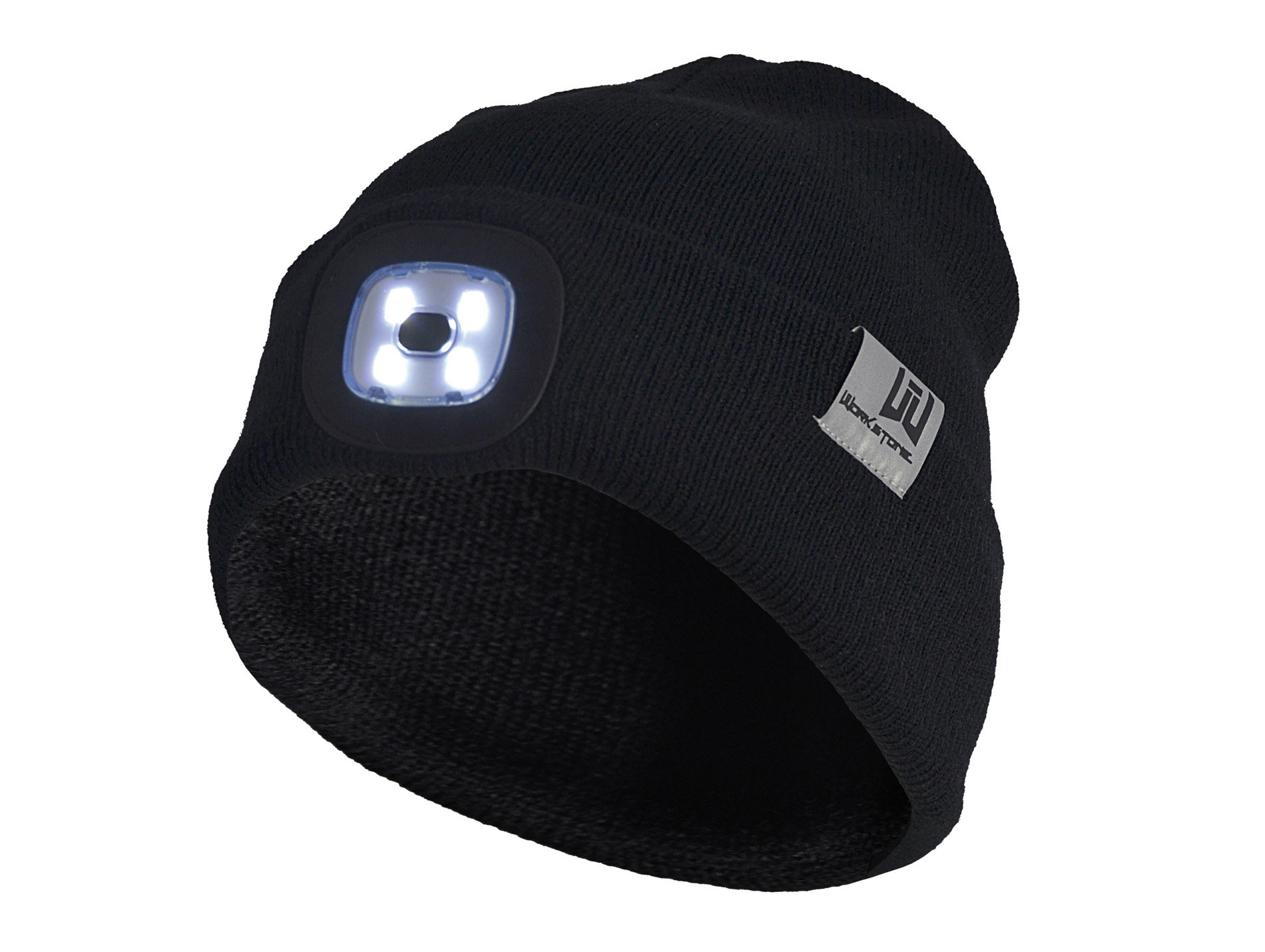 Bonnet WORKSTONE Belight avec led noir
