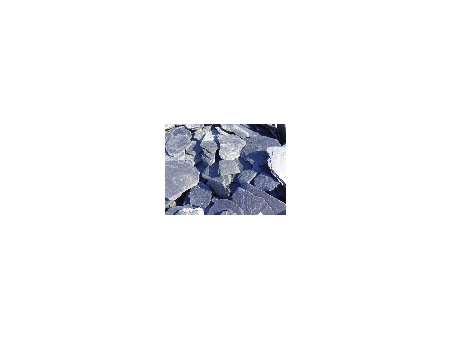 Ardoise pilée noire naturelle 50/100 375kg