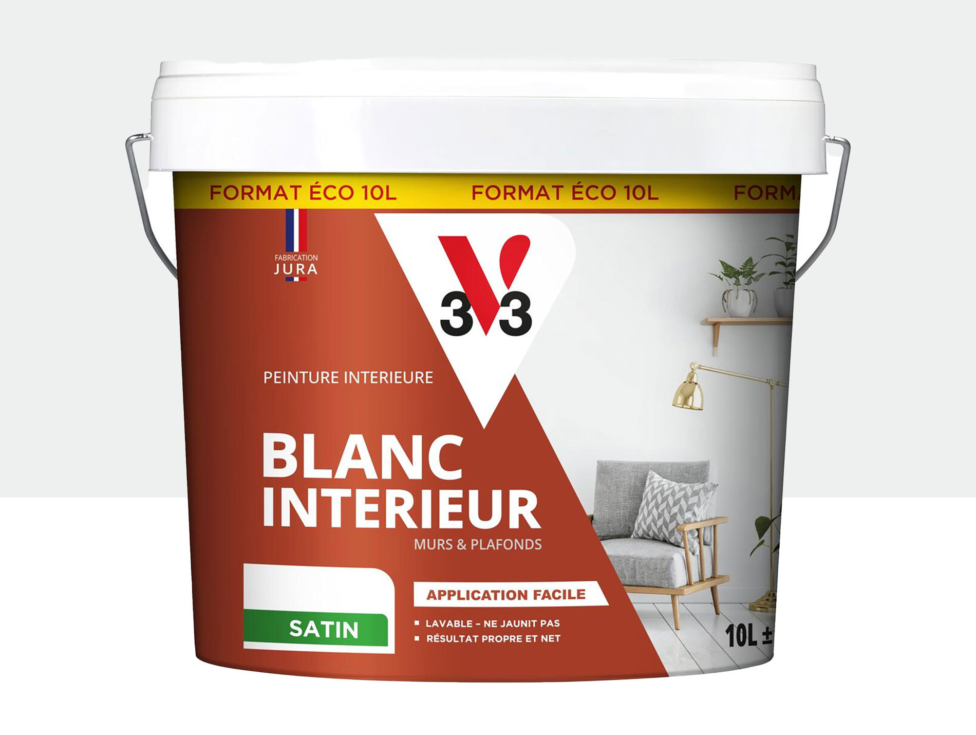 Peinture intérieur V33 Blanc satin 10L