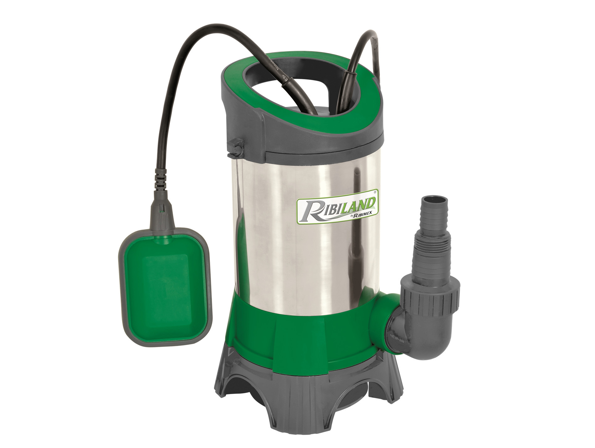 Pompe vide-cave RIBIMEX eaux chargées Inox 750W