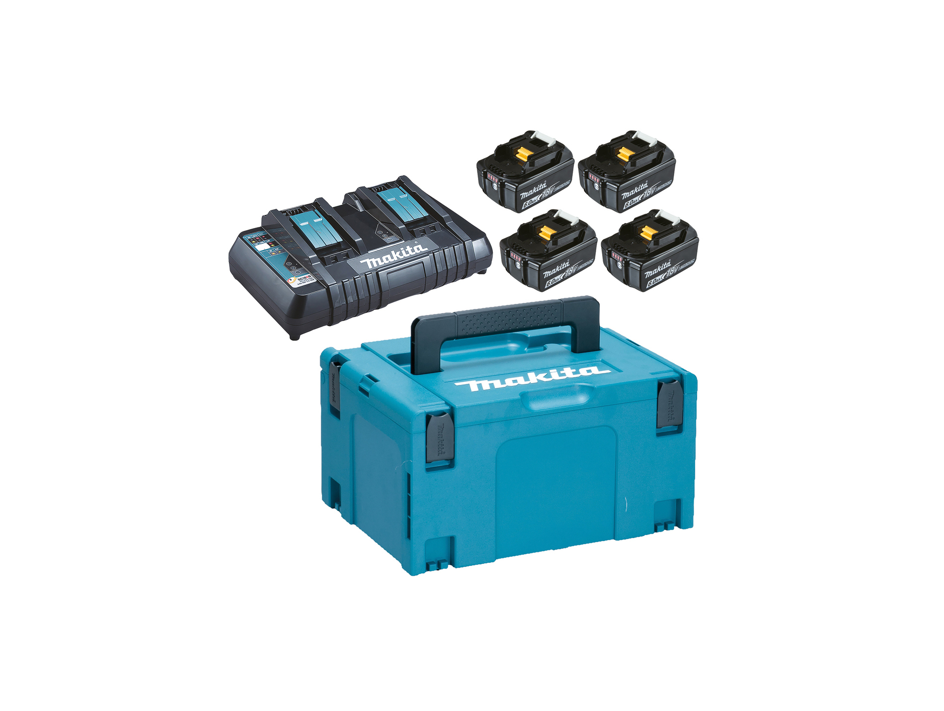 Pack 4 batteries MAKITA BL1860B