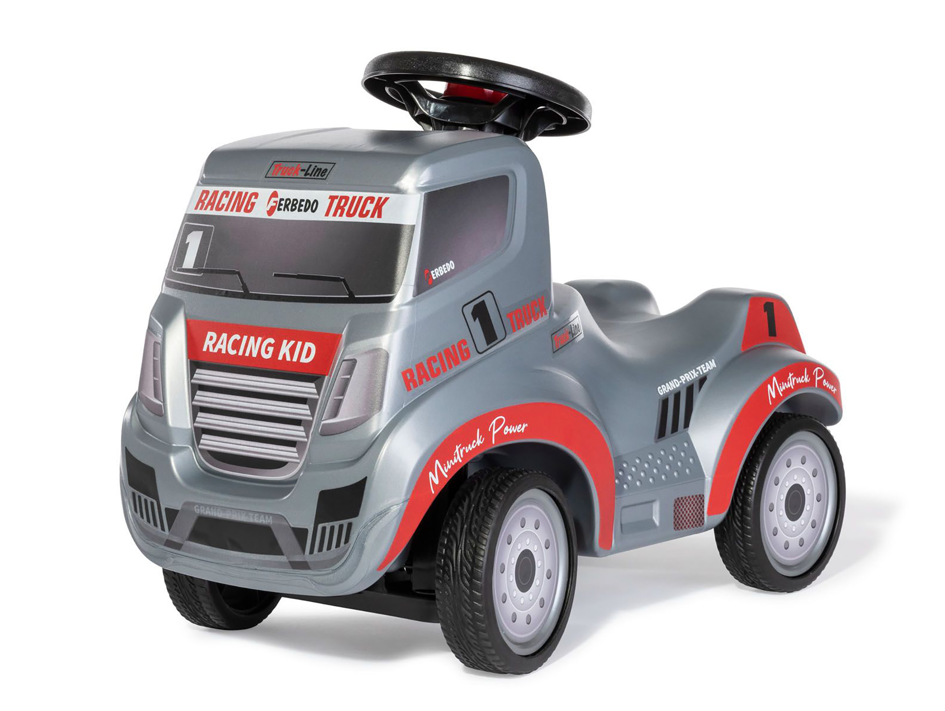 Camion porteur ROLLY TOYS FerbedoTruck Racing gris
