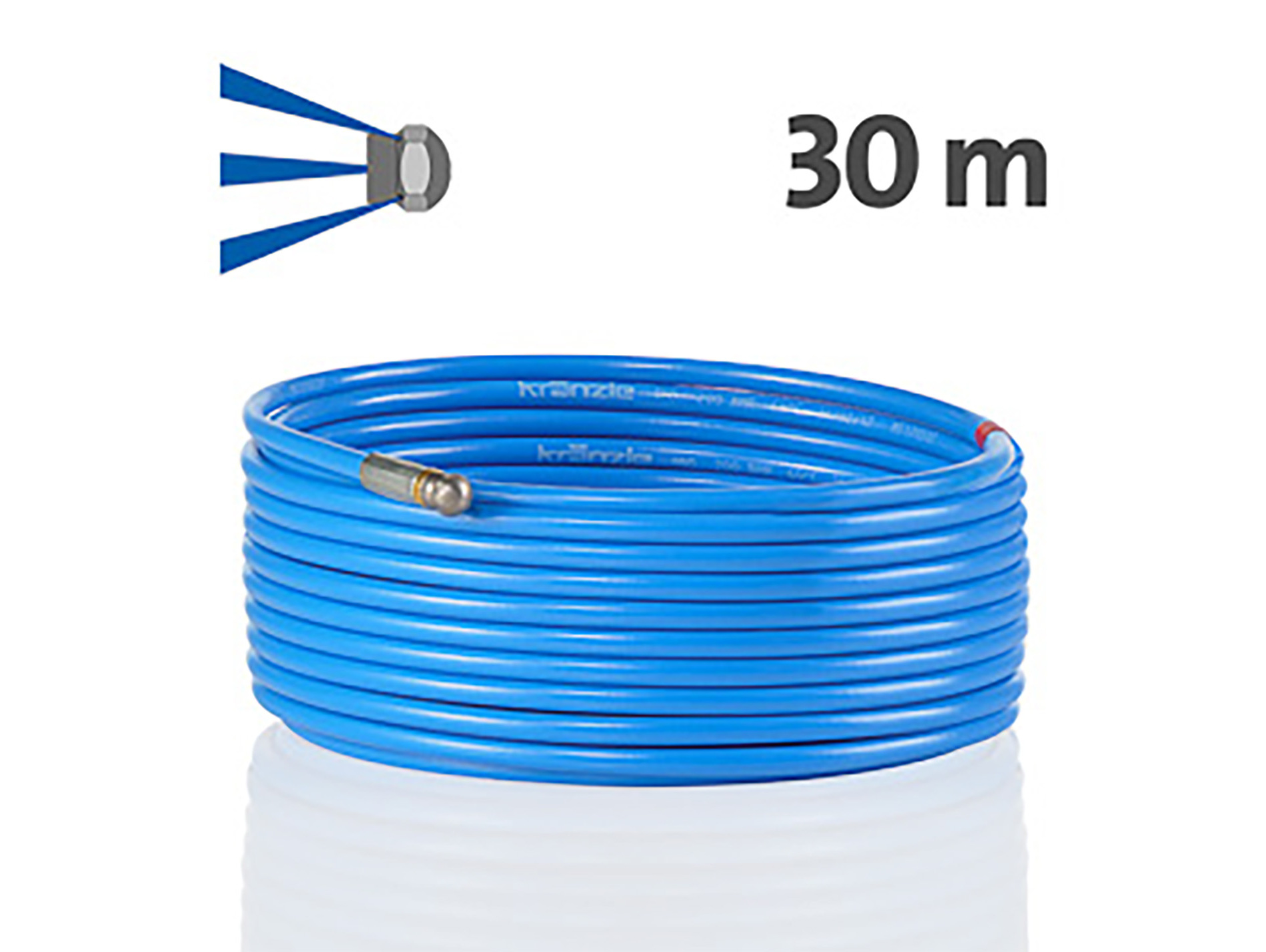 Tuyau d&eacute - boucheur canalisation KRANZLE 30m pour K1152-K2160