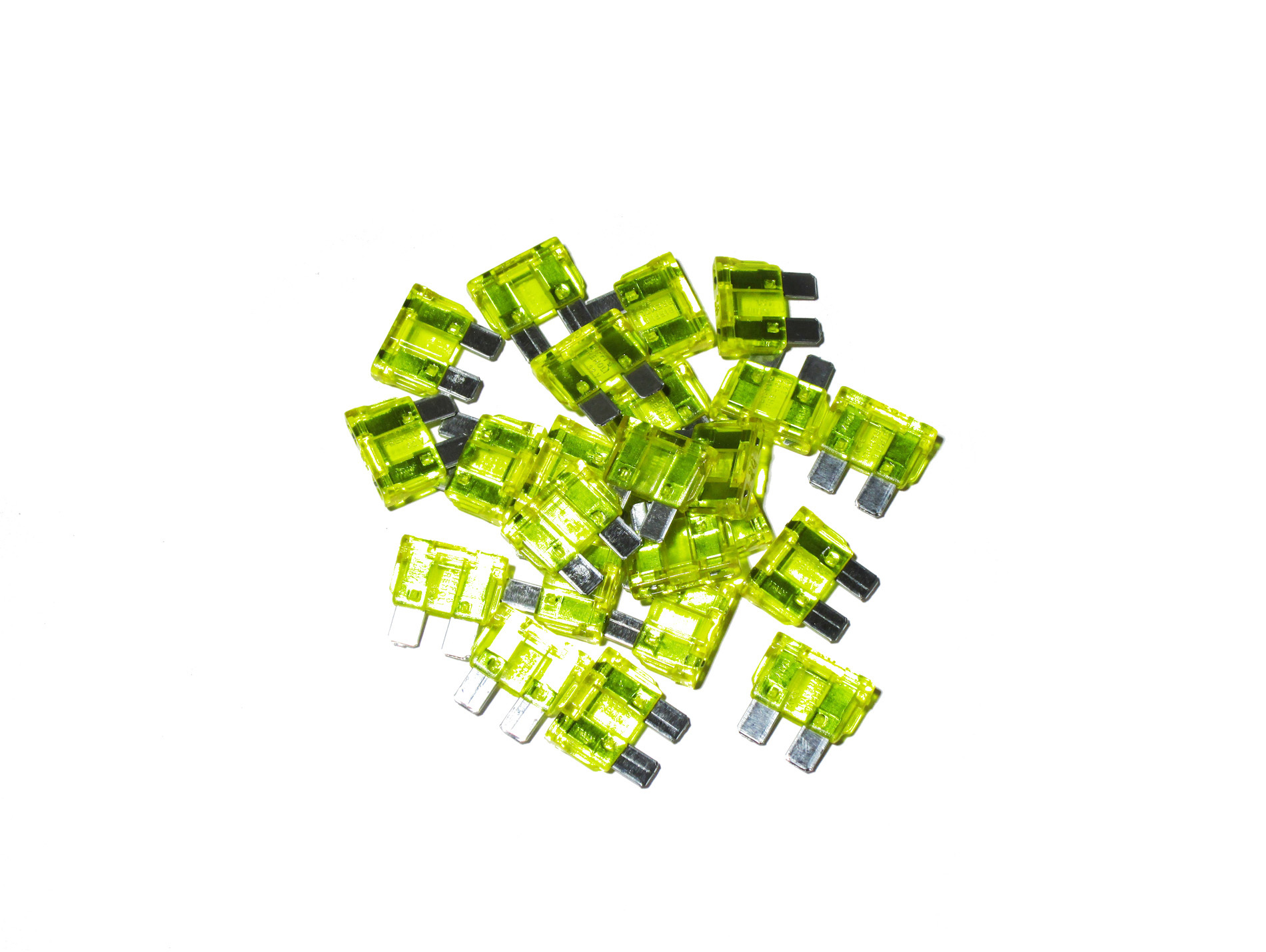 Fusible lamellaire 20A jaune x10