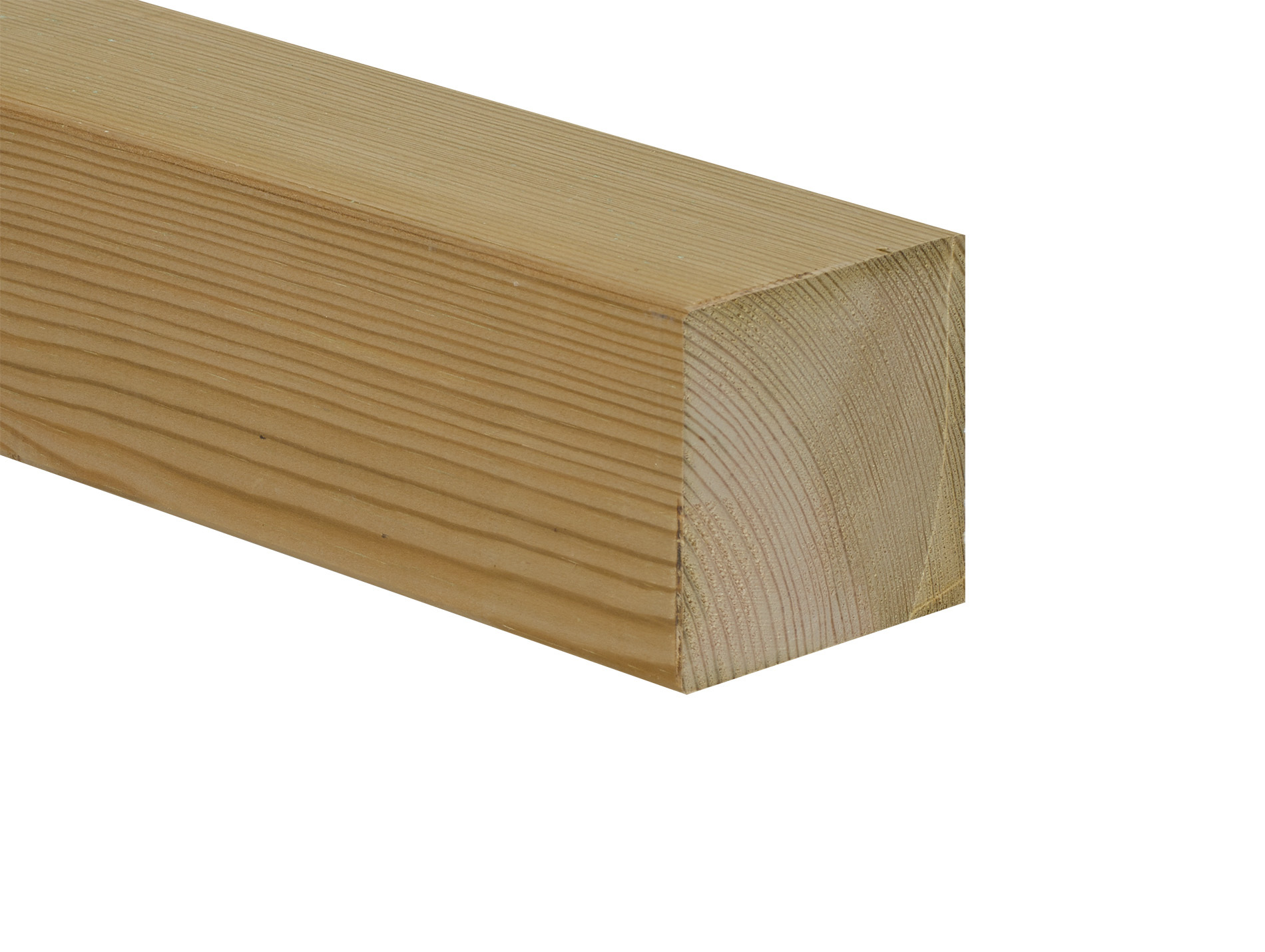 Poteau cloture bois 90x90mm L.180cm classe 4 vert