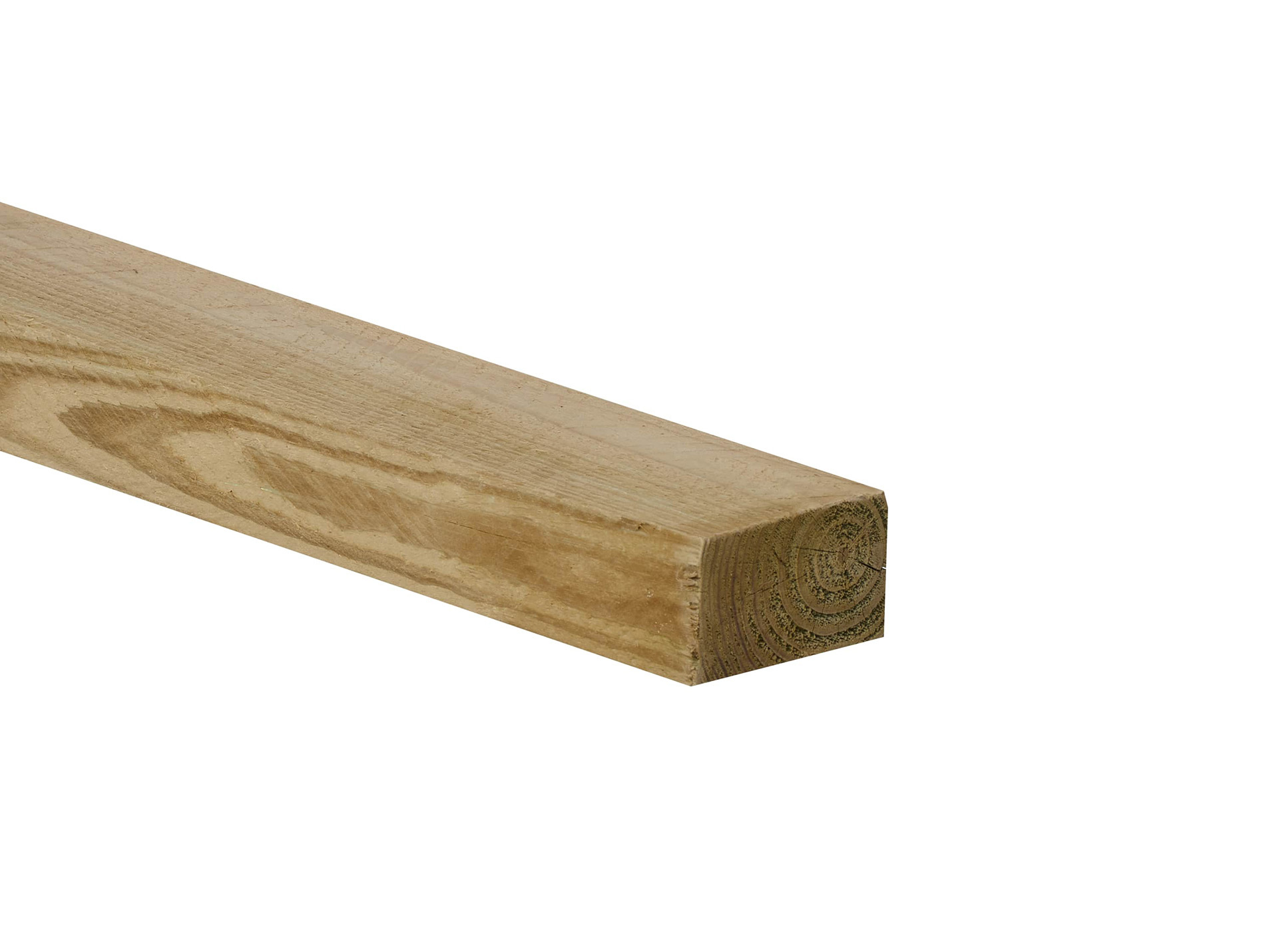 Lambourde bois pin 38x62mm L.240cm classe 4 vert