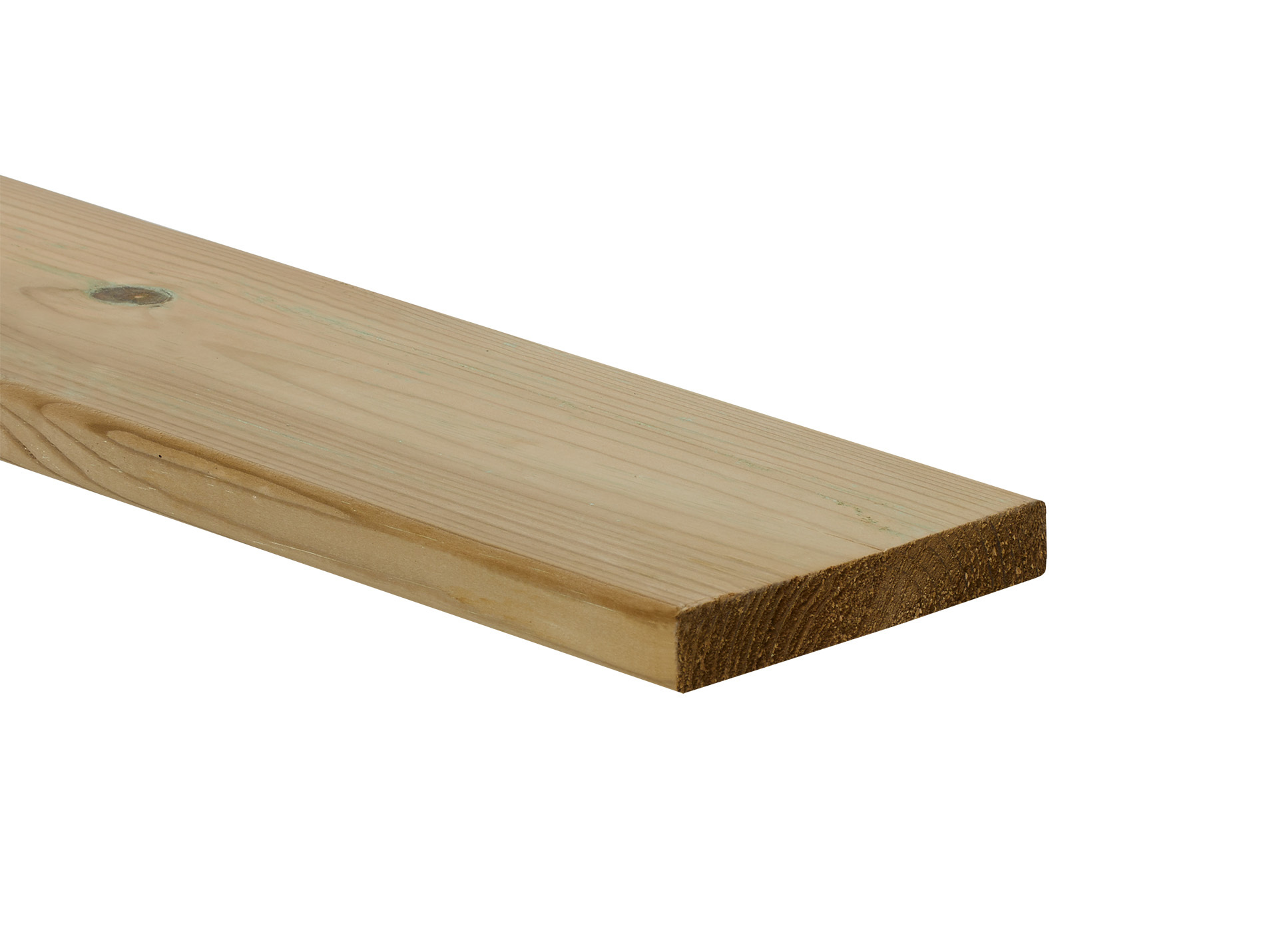 Lame de cloture bois arrondis 21x120mm L.195cm vert