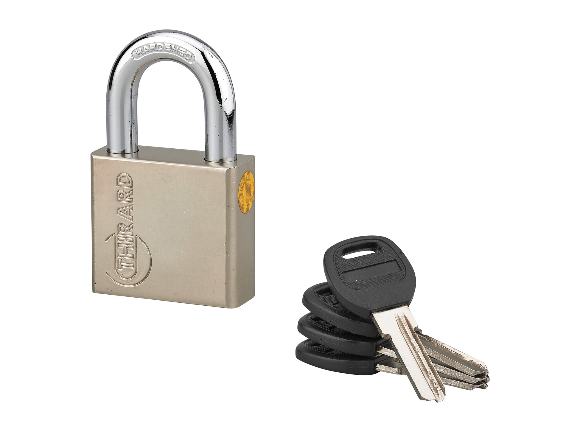 Cadenas à clé THIRARD Quadra l.5cm