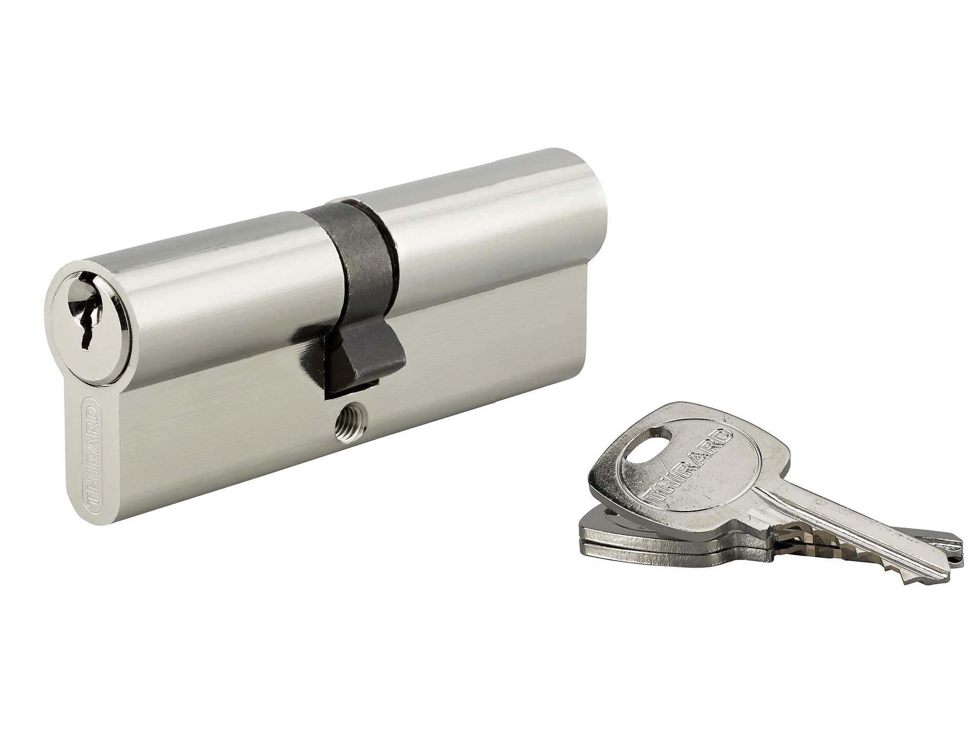 Cylindre THIRARD standard 40x45 nickelé 3 clés