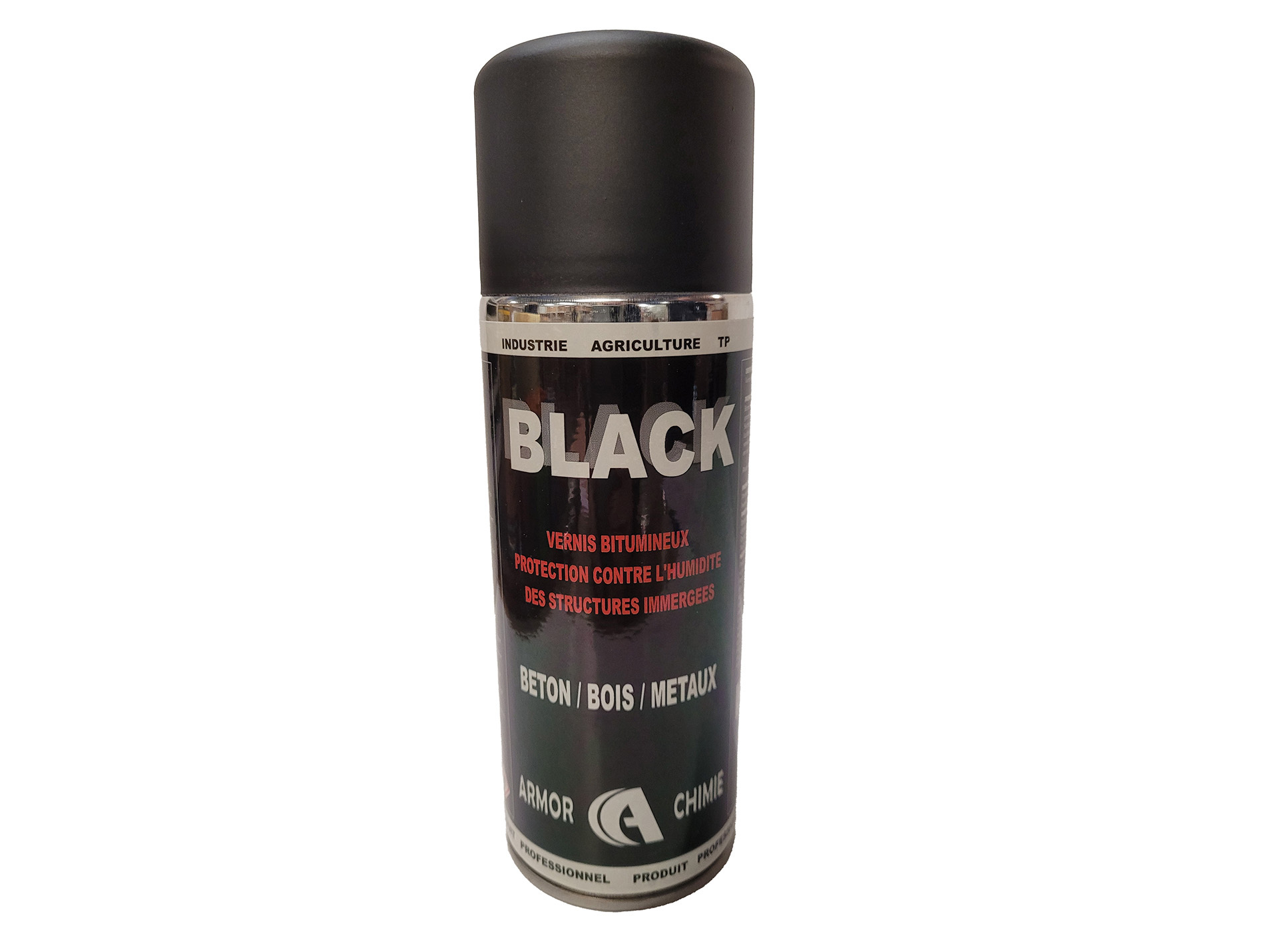 Vernis bitumeux ARMOR CHIMIE Black aérosol 400ml